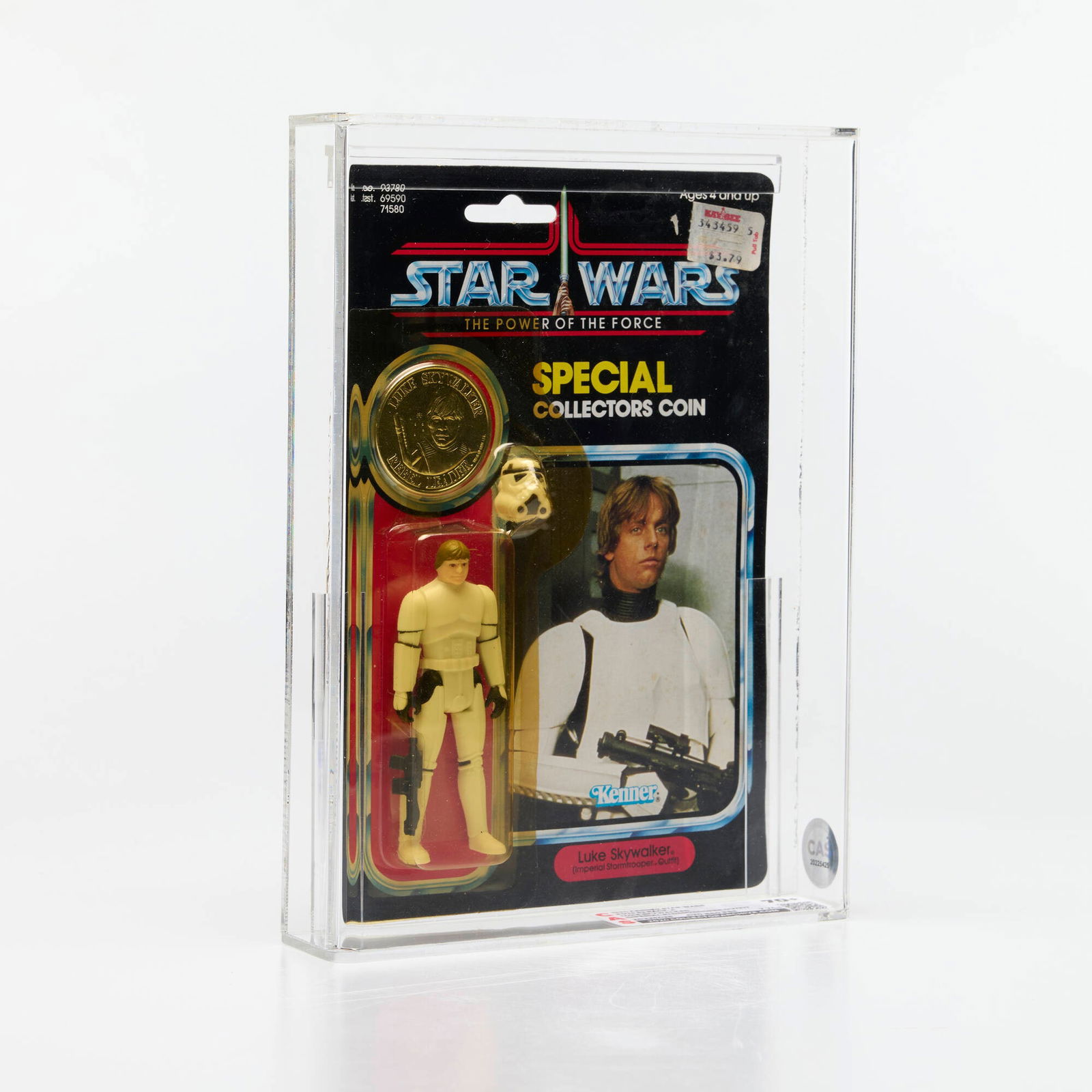 1984 Kenner Star Wars POTF 92 Back-A Luke Skywalker Imperial Stormtrooper Outfit CAS 70+ (1 of 3)