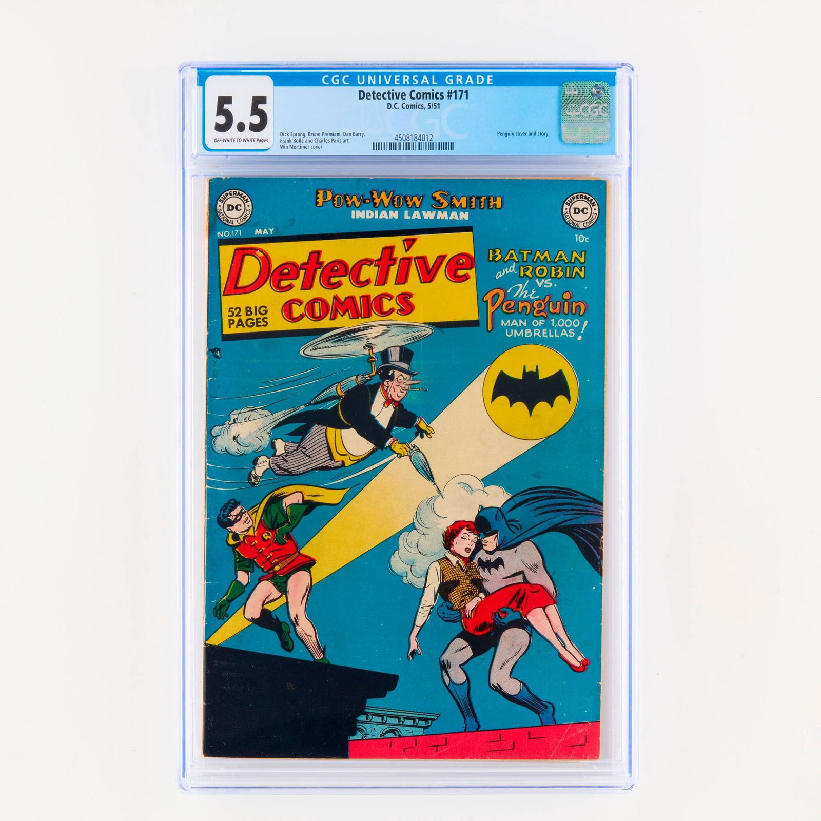 D.C. Comics Detective Comics #171 CGC 5.5 (1 of 2)
