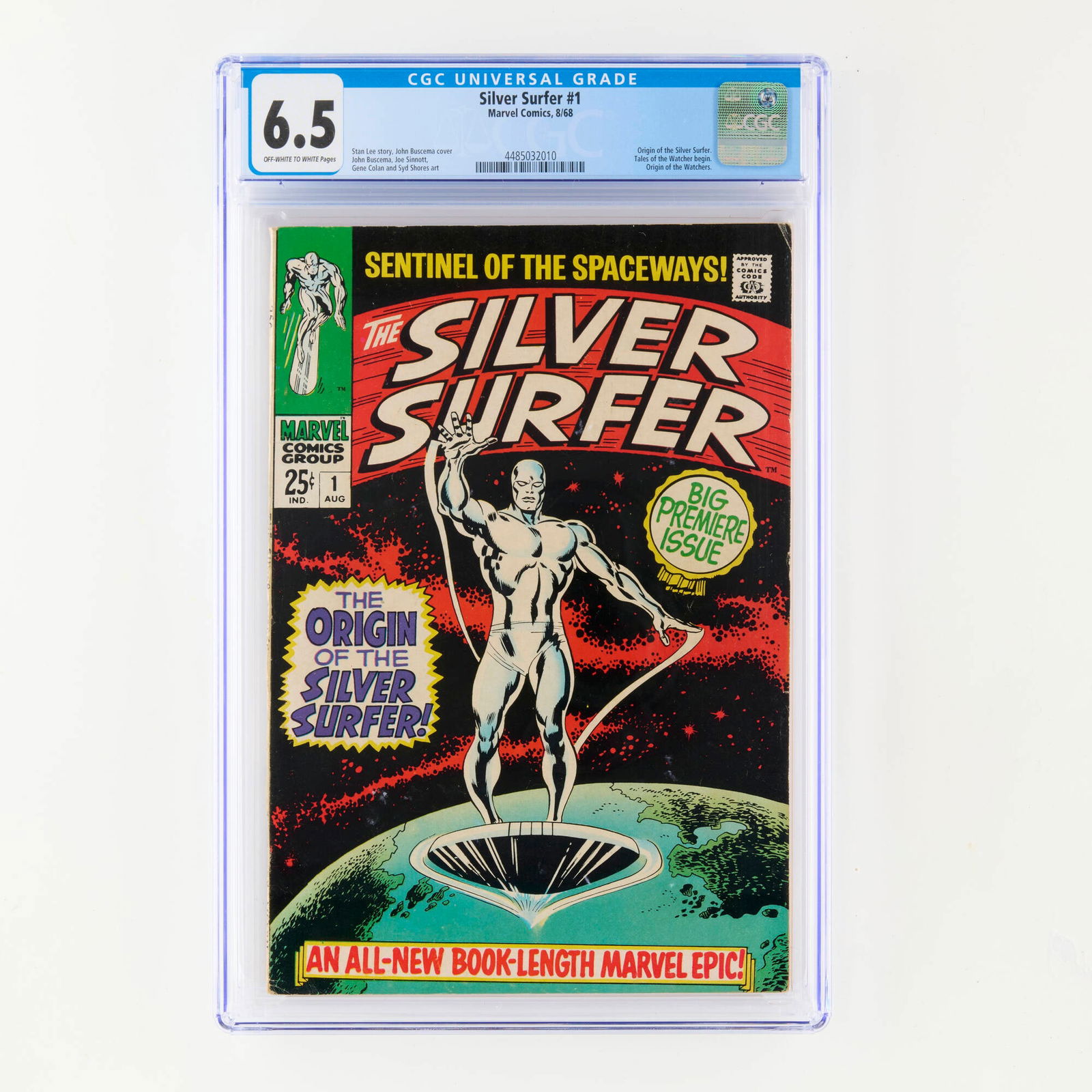Marvel Comics Silver Surfer #1 CGC 6.5 (1 of 2)