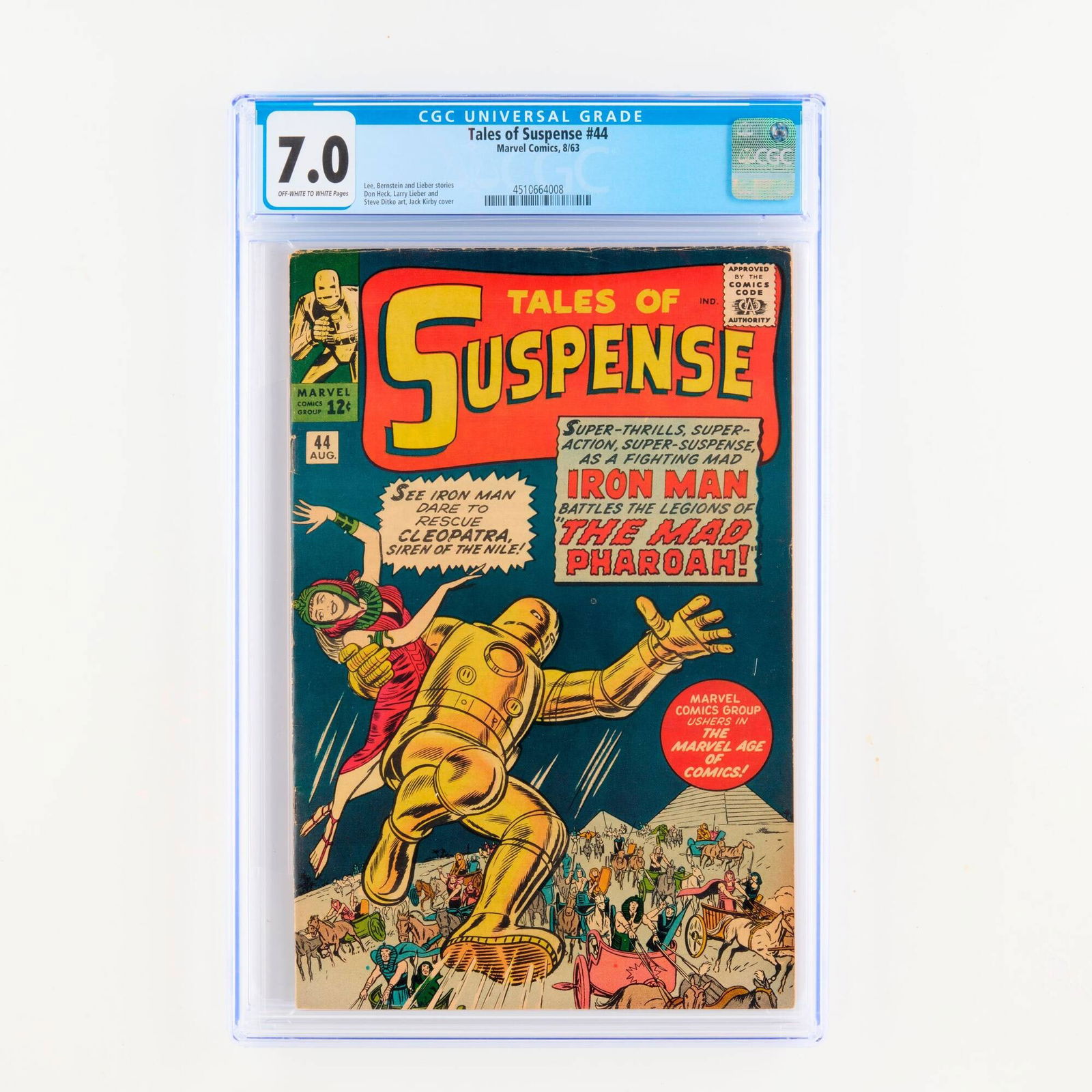 Marvel Comics Tales of Suspense #44 CGC 7.0 (1 of 2)