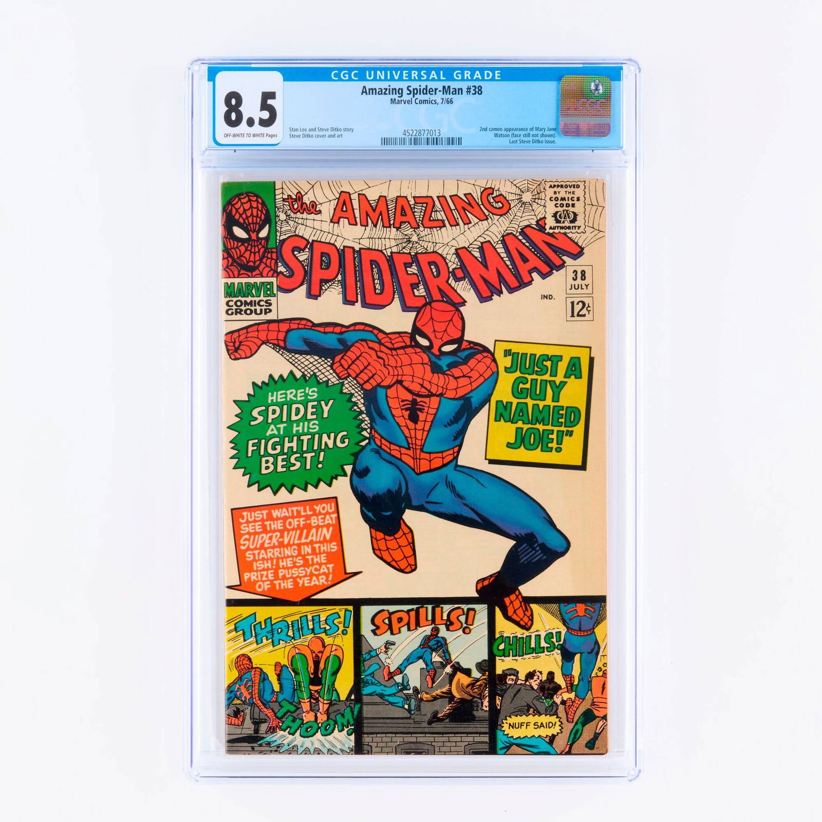 Marvel Comics Amazing Spider-Man #38 CGC 8.5 (1 of 2)