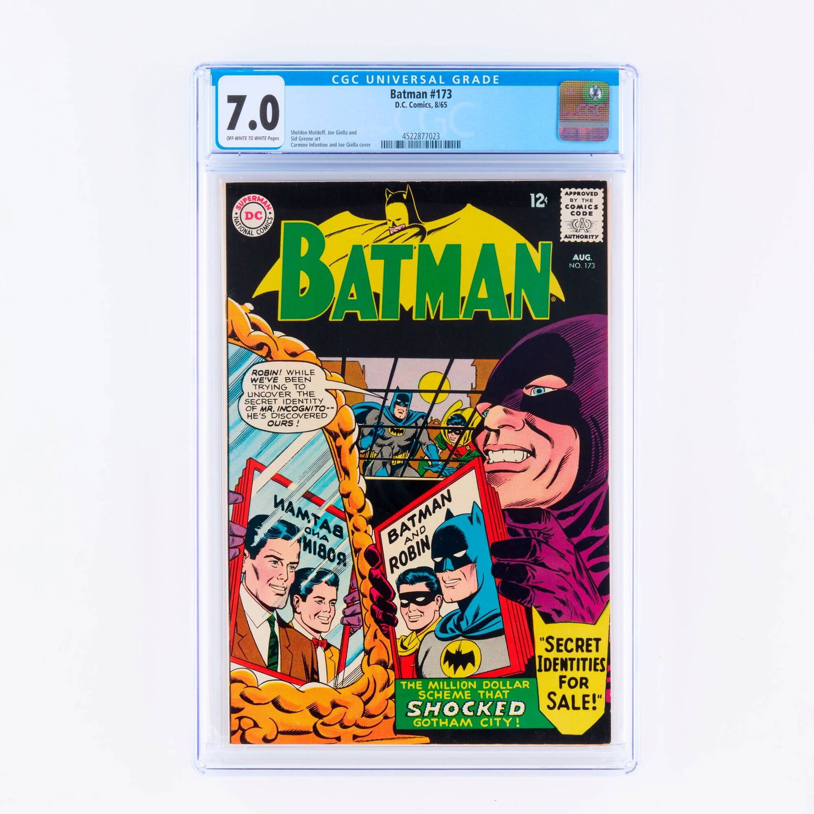 D.C. Comics Batman #173 CGC 7.0 (1 of 2)