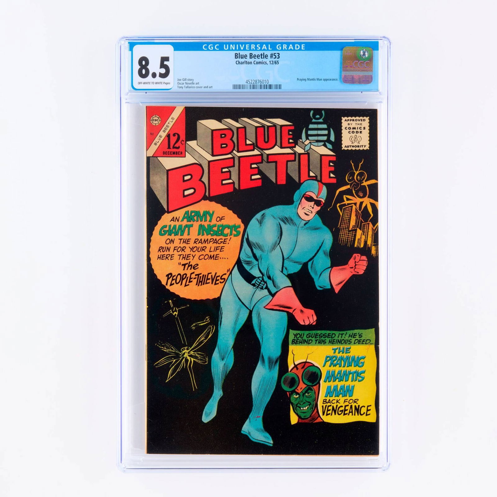 Charlton Comics Blue Beetle #53 CGC 8.5 (1 of 2)