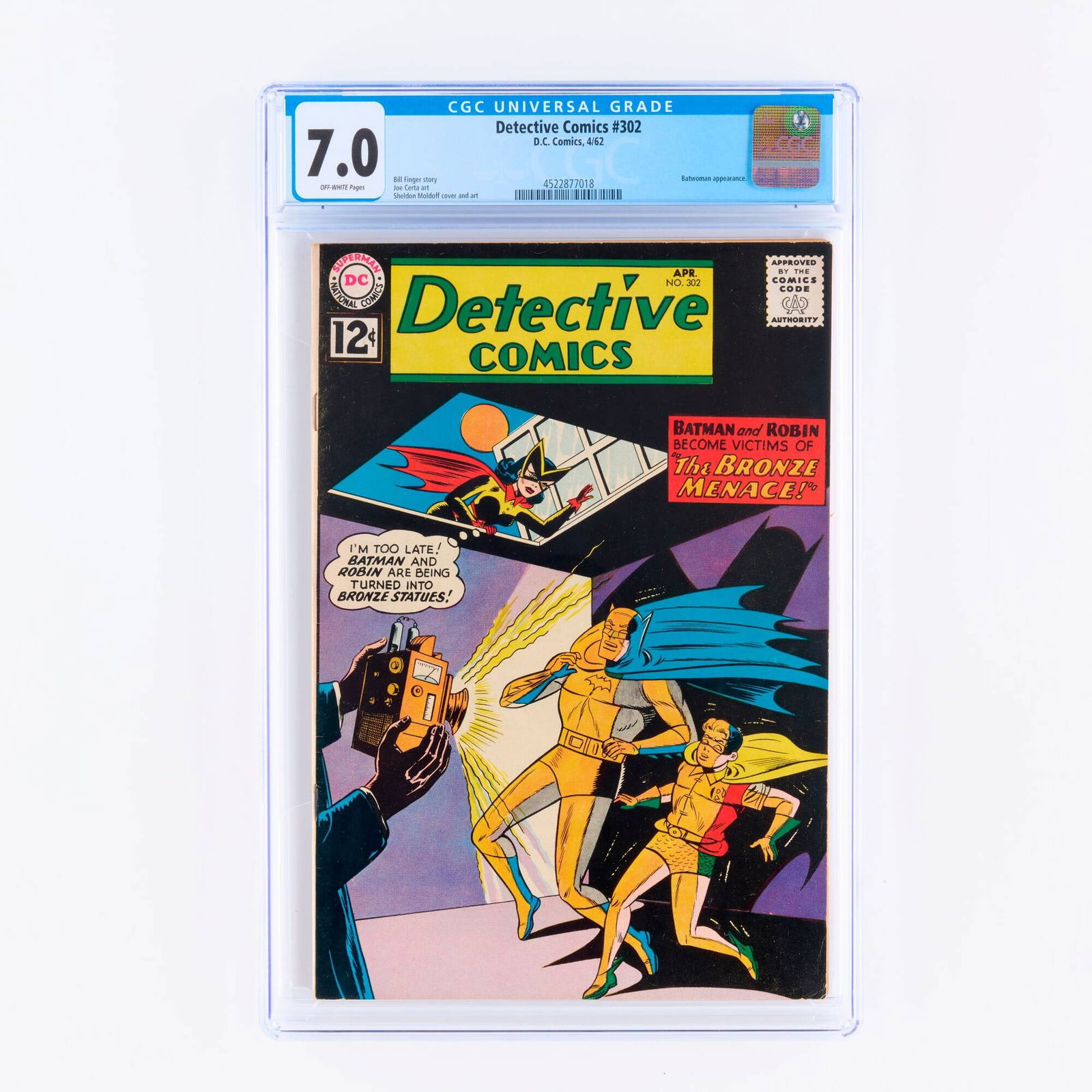 D.C. Comics Detective Comics #302 CGC 7.0 (1 of 2)