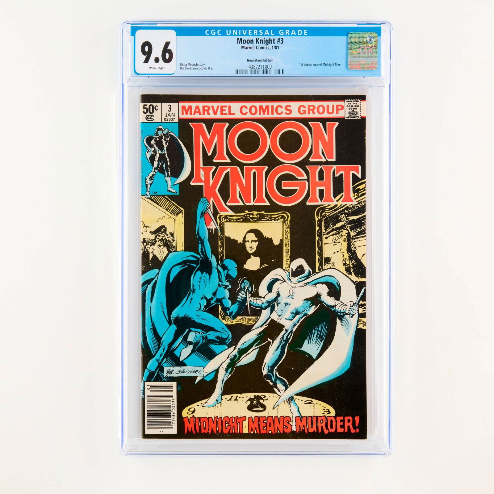 Marvel Comics Moon Knight #3 CGC 9.6 (1 of 2)
