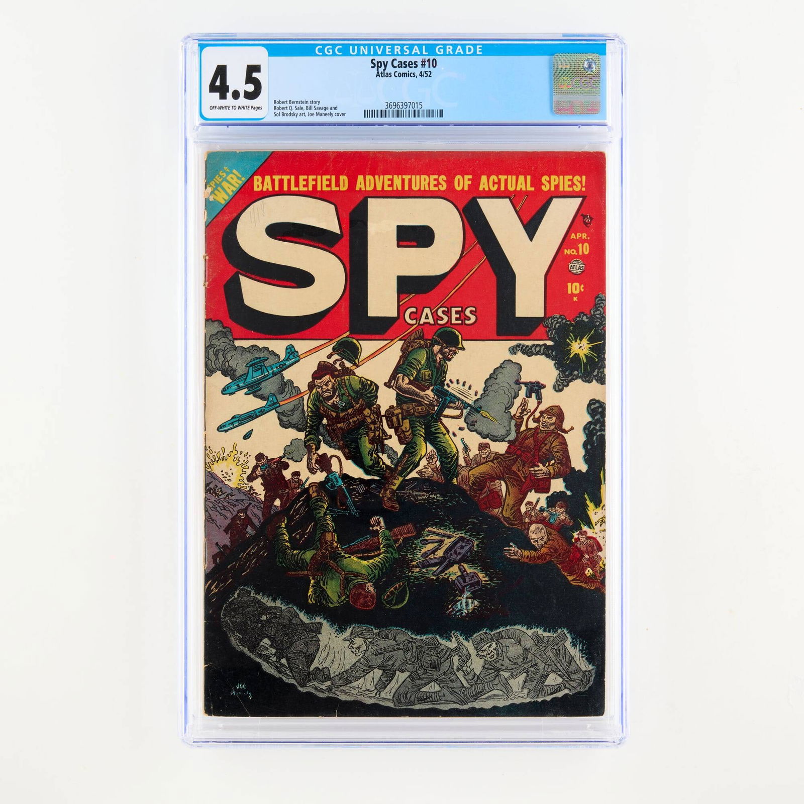 Atlas Comics Spy Cases #10 CGC 4.5 (1 of 2)