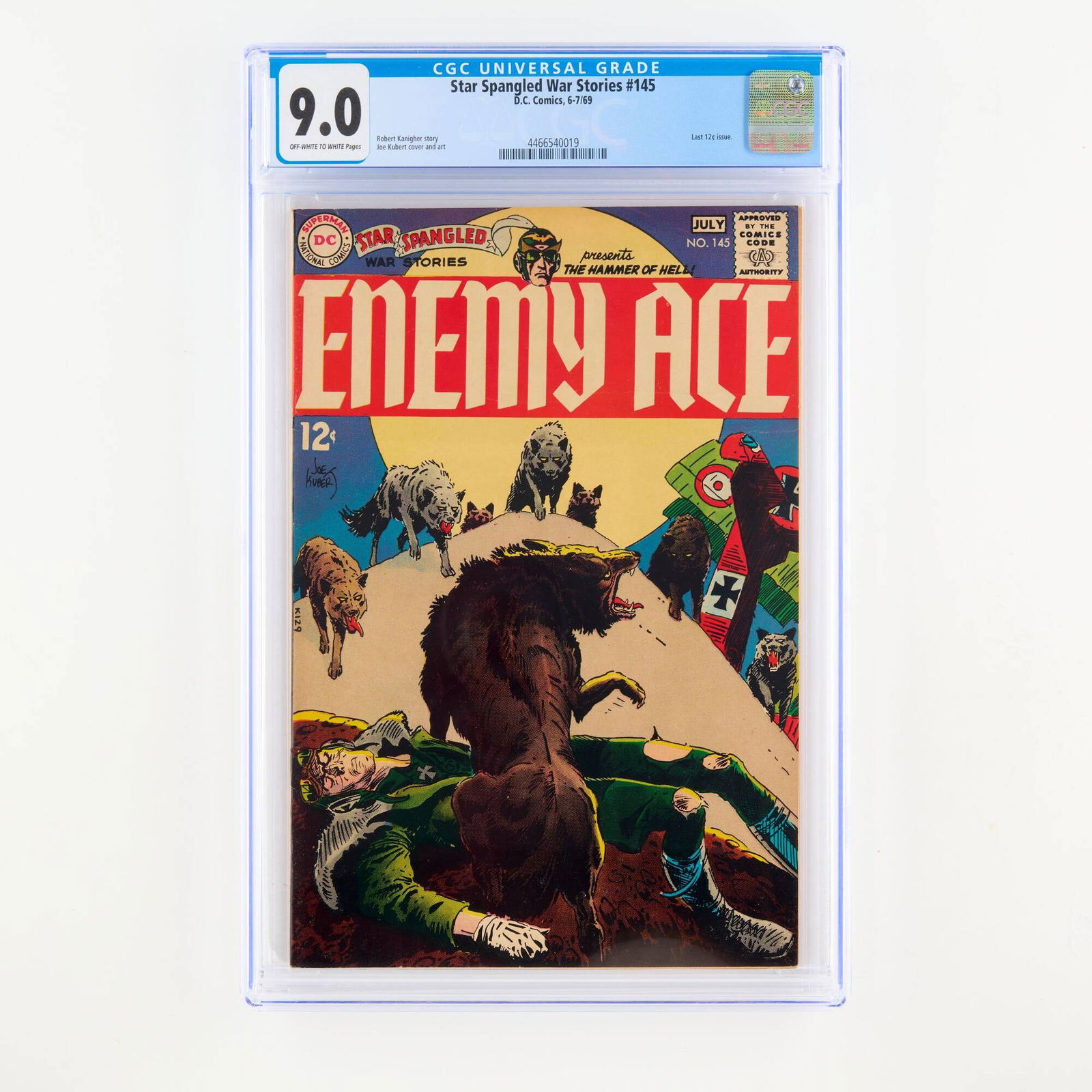 D.C. Comics Star Spangled War Stories #145 CGC 9.0 (1 of 2)