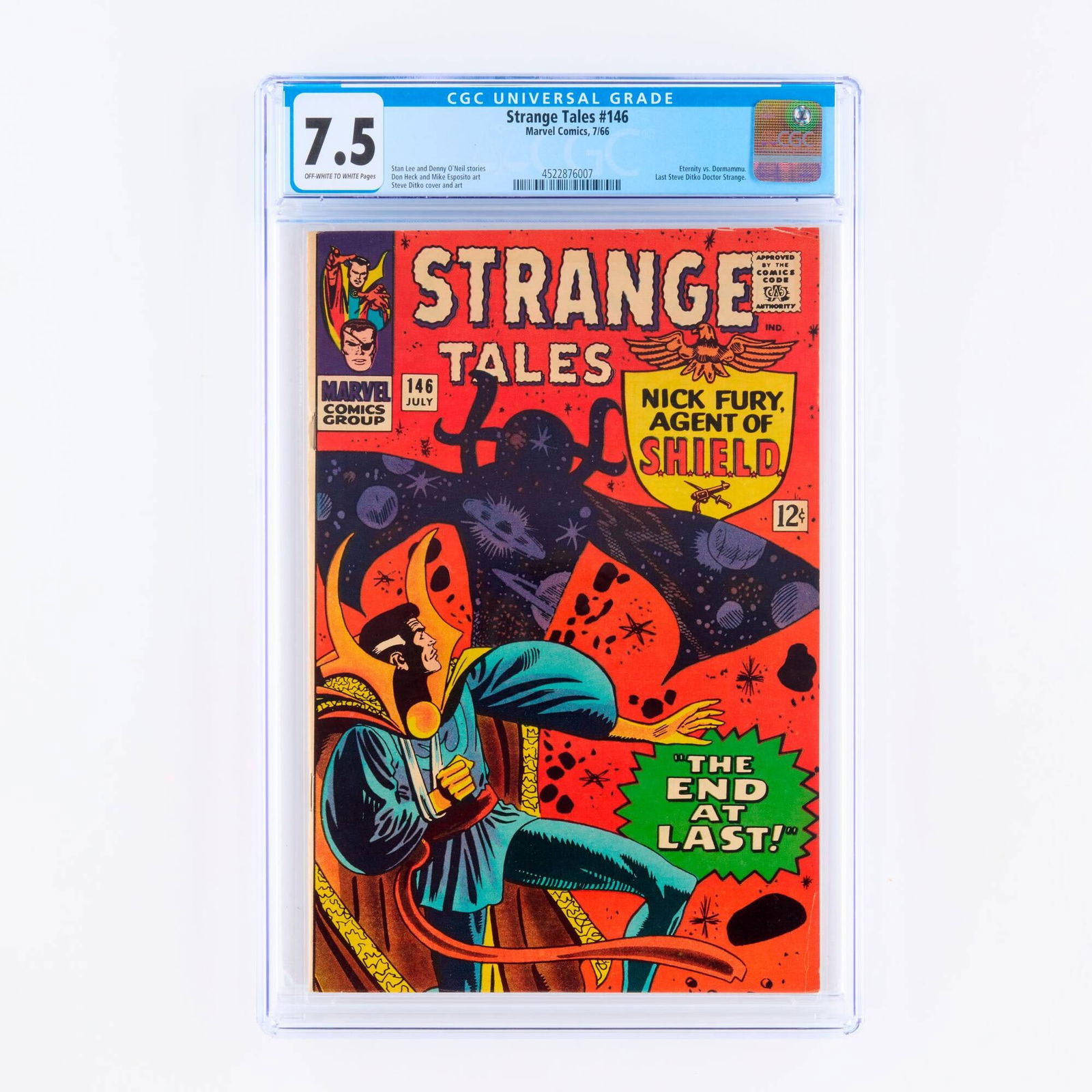 Marvel Comics Strange Tales #146 CGC 7.5 (1 of 2)
