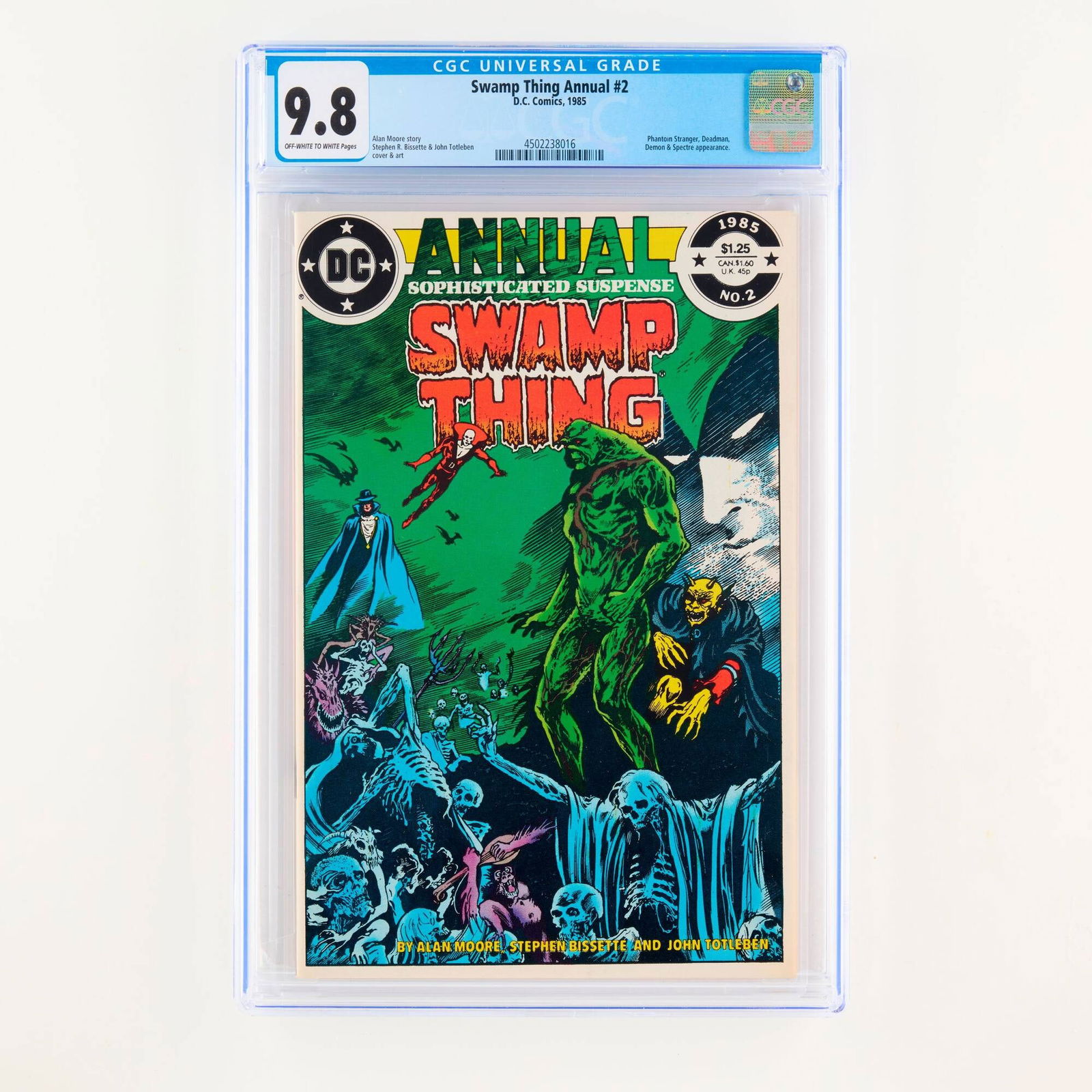 D.C. Comics Swamp Thing Annual #2 CGC 9.8 (1 of 2)