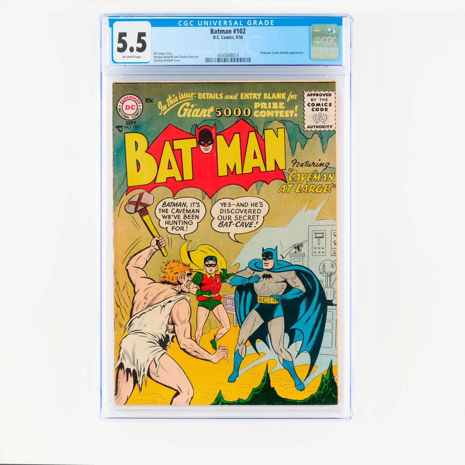 D.C. Comics Batman #102 CGC 5.5 (1 of 2)