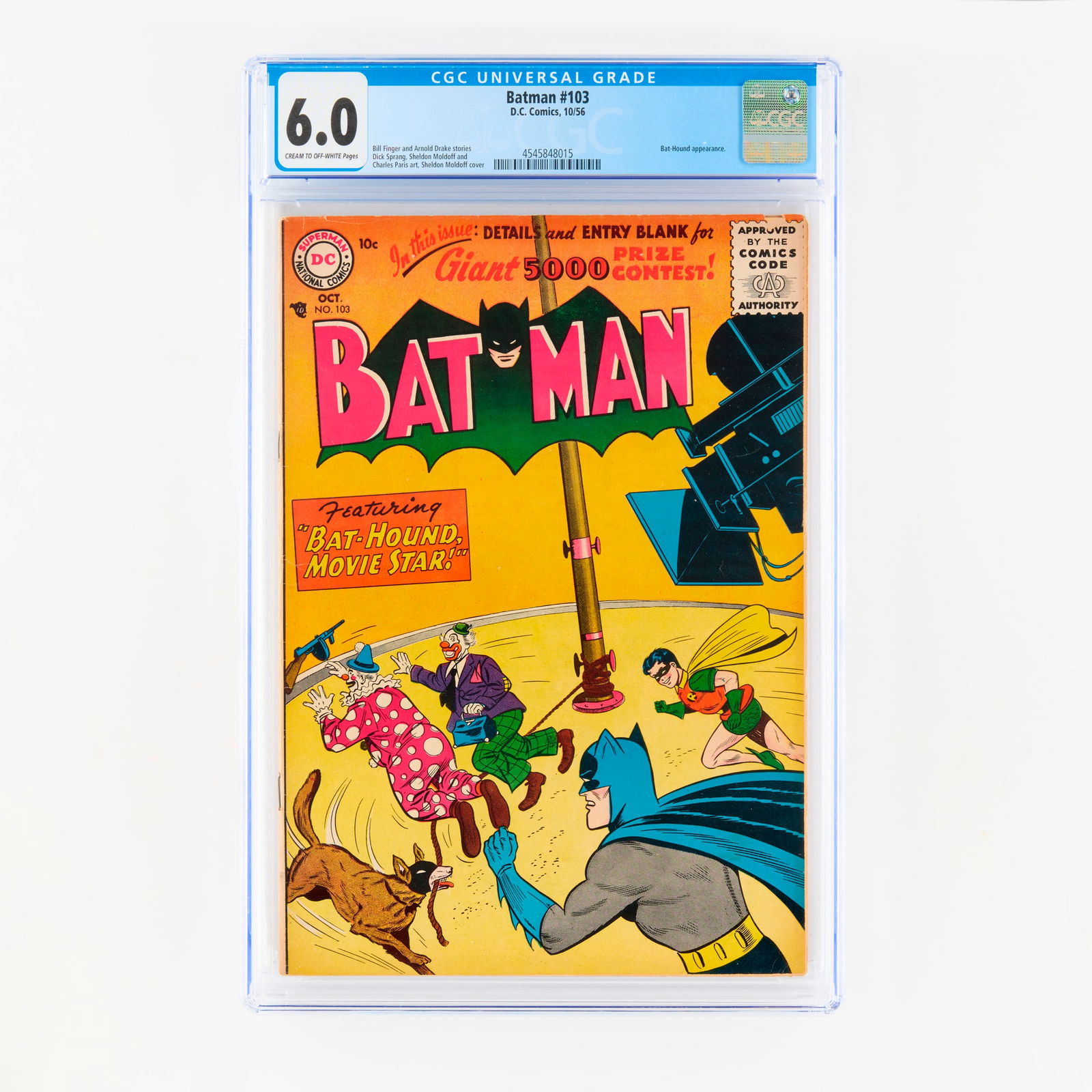 D.C. Comics Batman #103 CGC 6.0 (1 of 2)