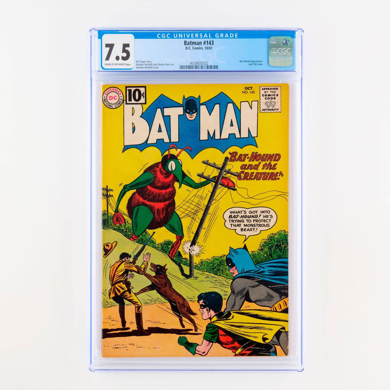 D.C. Comics Batman #143 CGC 7.5 (1 of 2)