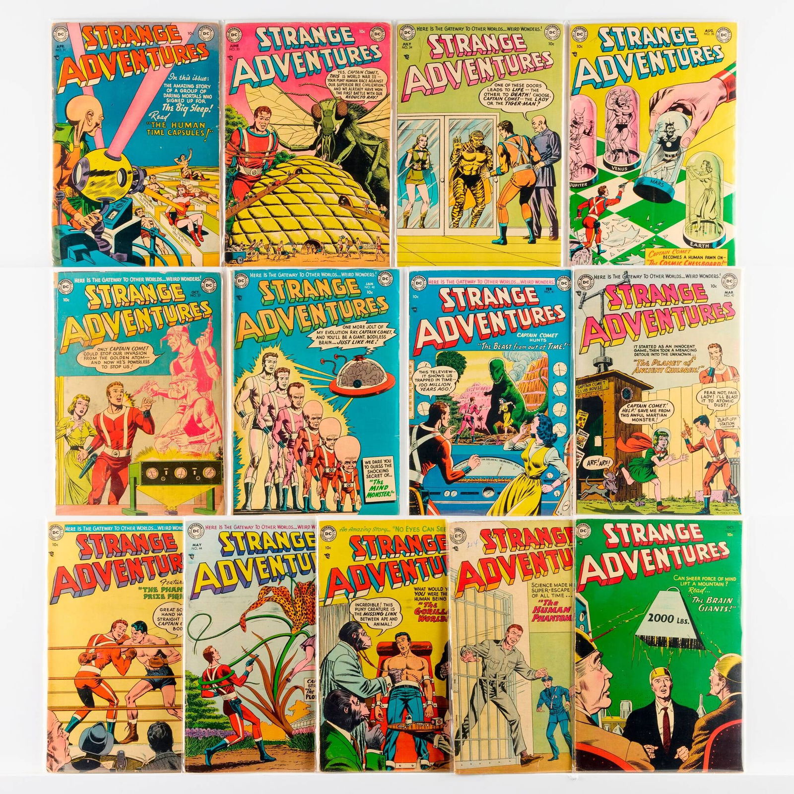 13 D.C. Comics Strange Adventures #31-#49 Group (1 of 1)