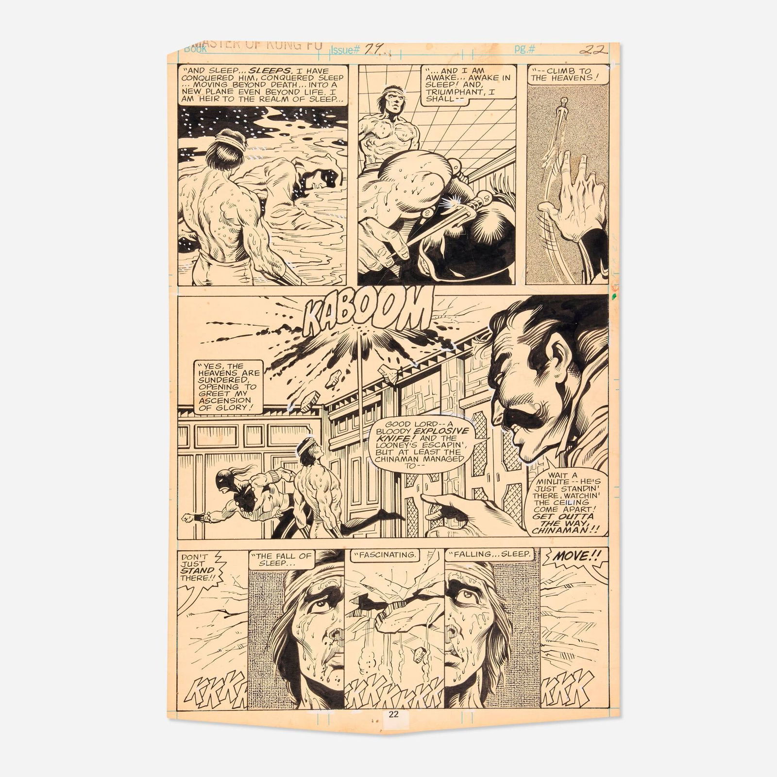 Mike Zeck and Gene Day, Master of Kung Fu #79 Story Page 22 Original Art (Marvel, 1979) (1 of 2)