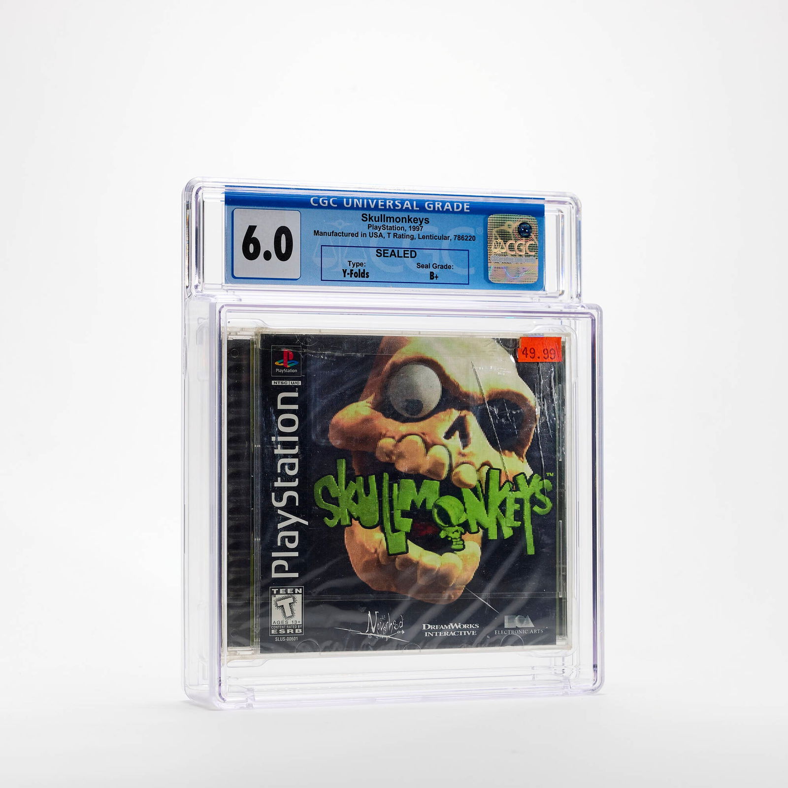 1997 Skullmonkeys Sony PS1 CGC 6.0 Sealed (1 of 2)