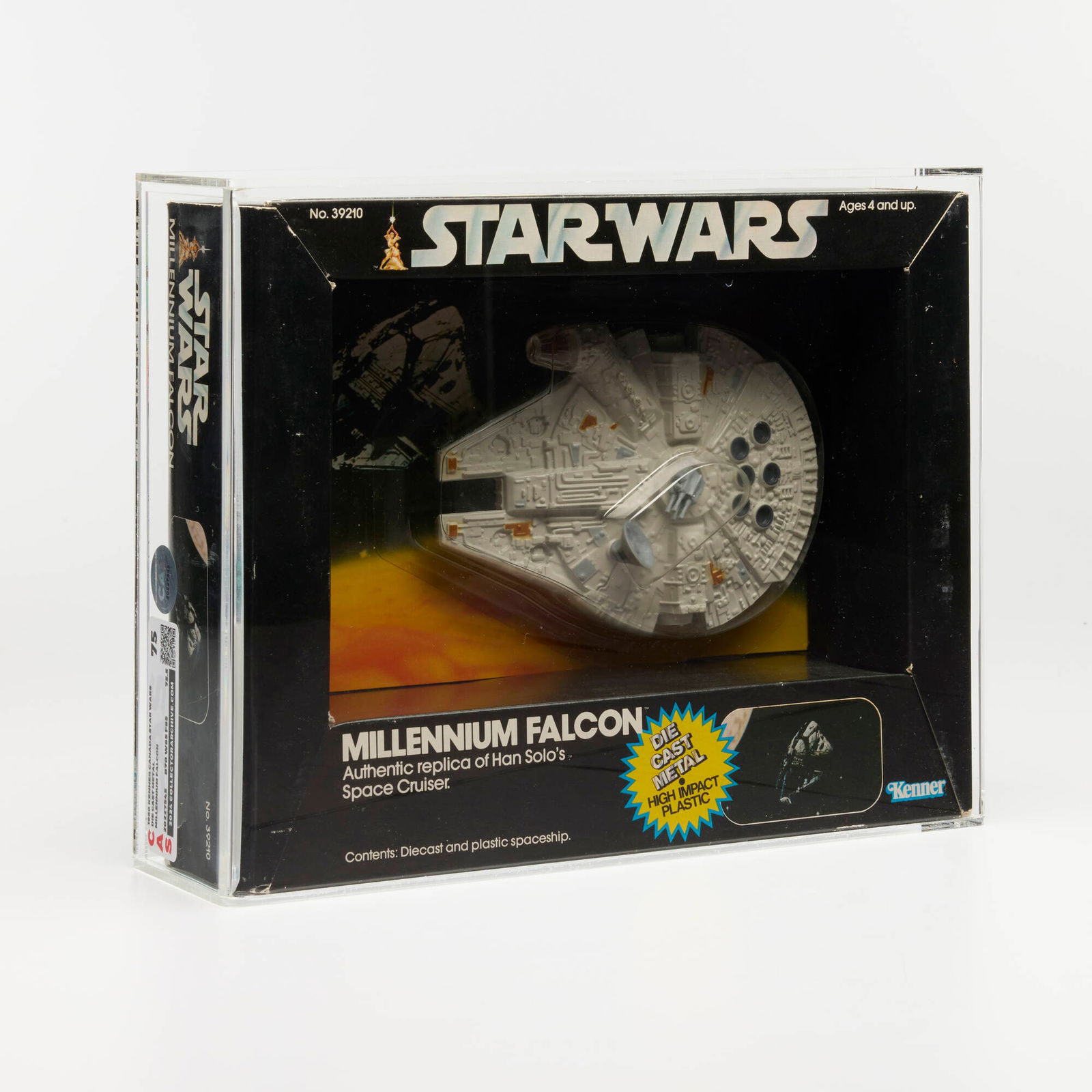 1980 Kenner Canada Star Wars Diecast Millennium Falcon CAS 75 (1 of 3)