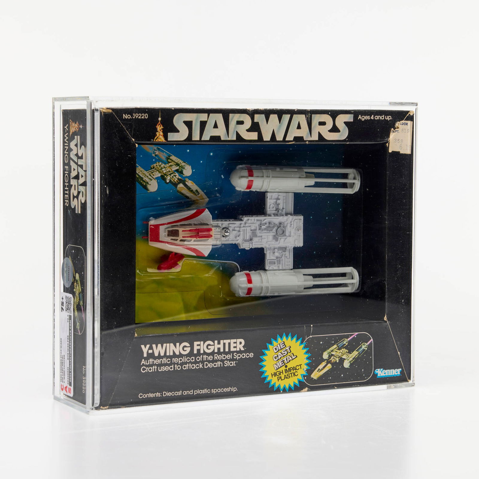 1980 Kenner Star Wars Diecast Y-Wing Fighter CAS 75+ (1 of 3)