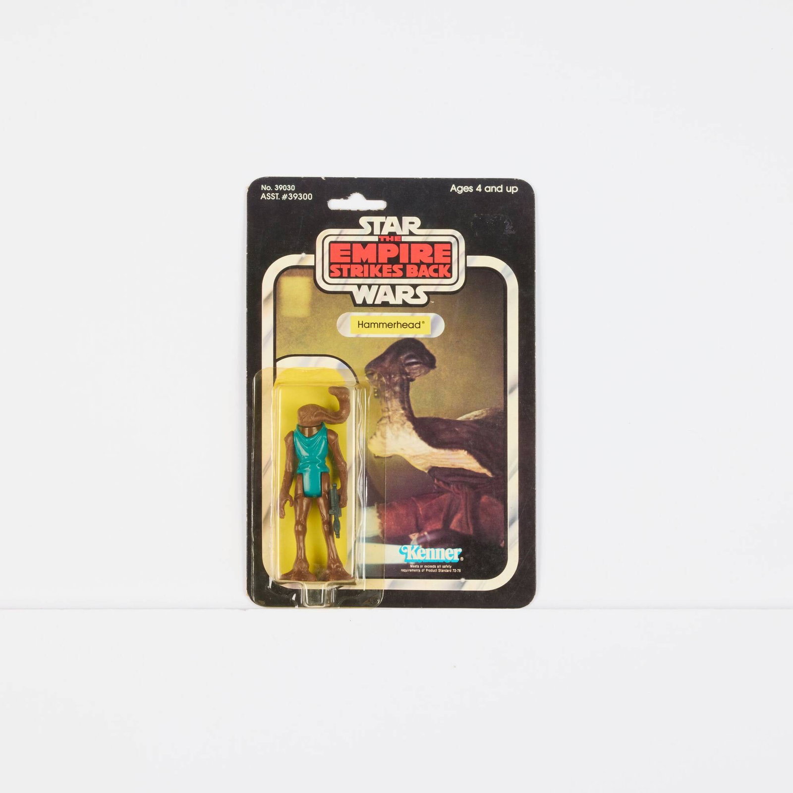 1980 Kenner Star Wars ESB 41B Back Hammerhead Factory Sealed: 1980 Kenner Star Wars ESB 41B Back Hammerhead Factory Sealed USA, 1980 Condition Notes: C7.5 factory sealed with light wear incluing corner wear, bubble has subtly yellowed otherwise firmly sealed, re