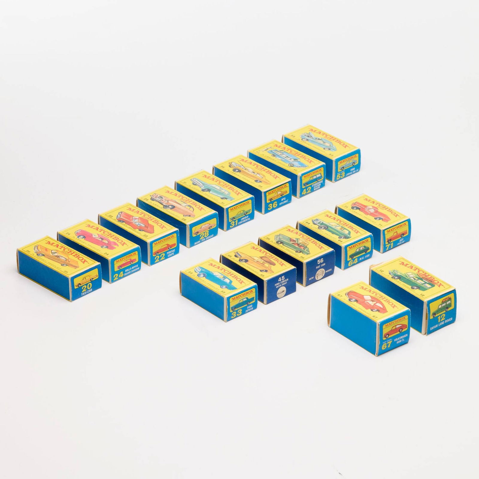 Fifteen Lesney Matchbox Cars (1 of 2)