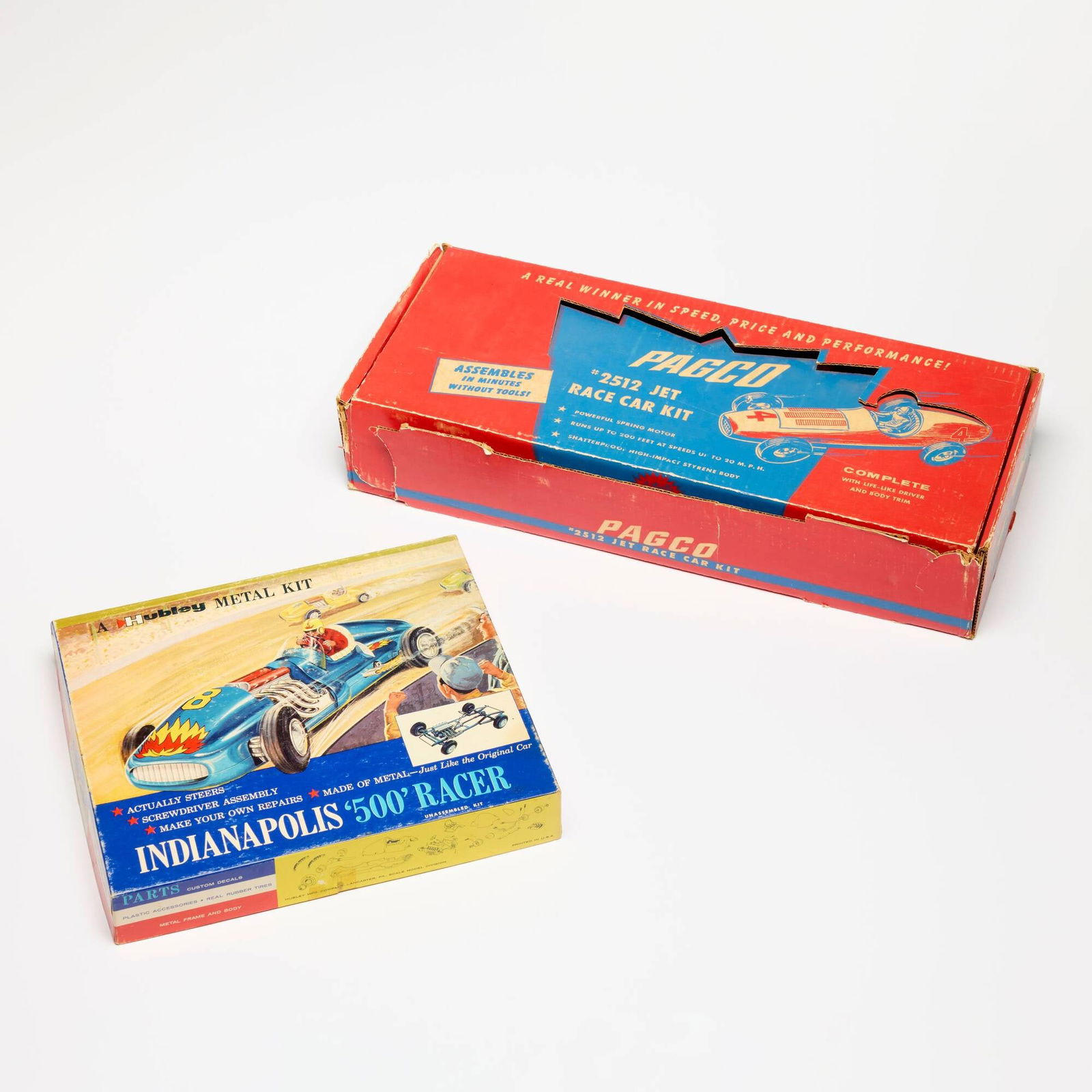 Two Hubley & Pagco Race Car Kits Unused (1 of 2)