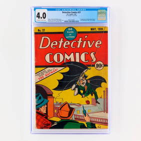 D.C. Comics Detective Comics #27 CGC 4.0 (1 of 2)
