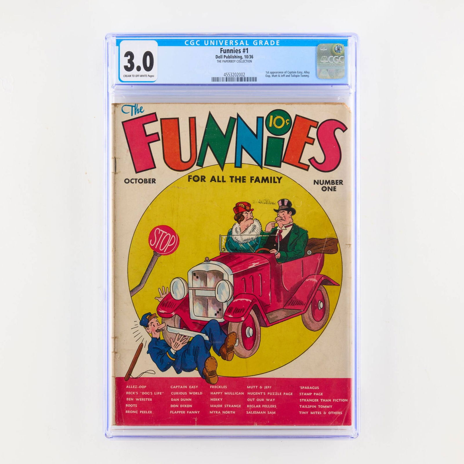 3 Dell Publishing Funnies #1 CGC 3.0, #2 and #12 (1 of 3)