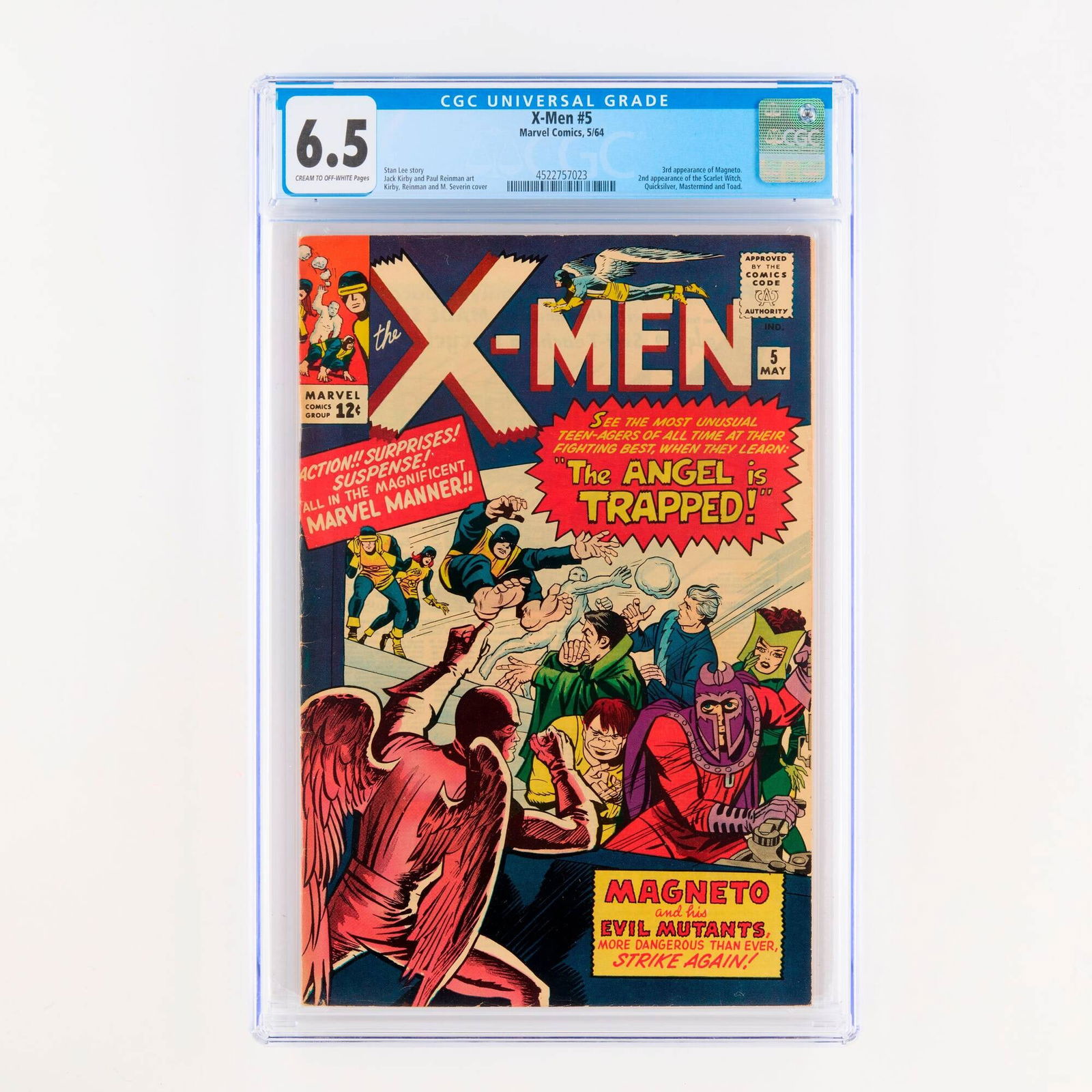 Marvel Comics X-Men #5 CGC 6.5 (1 of 2)
