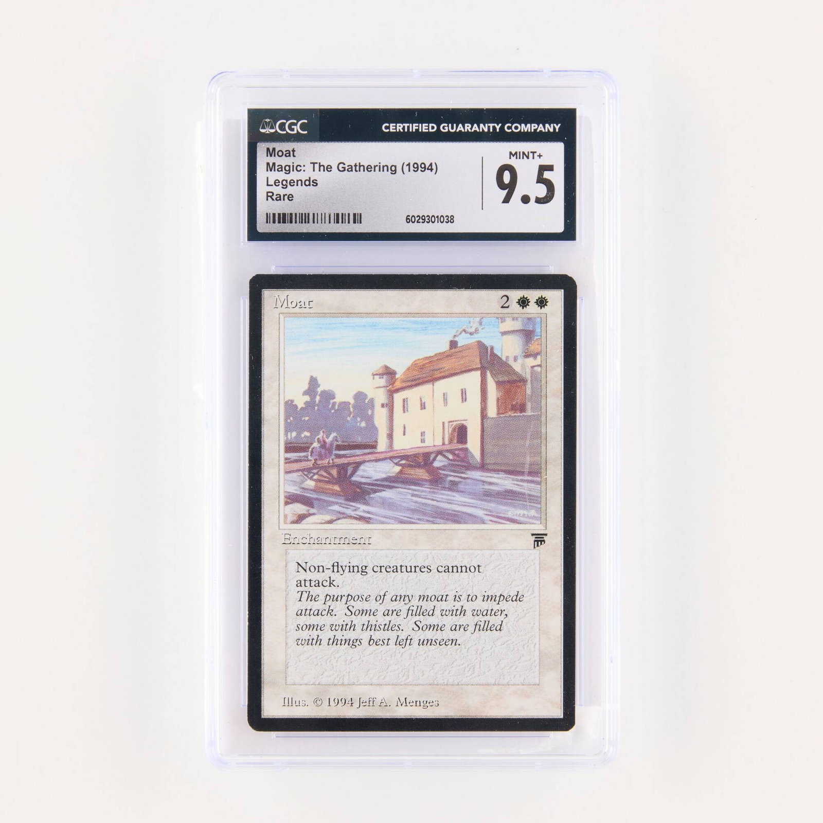 1994 Magic: The Gathering Legends Moat Trading Card CGC 9.5 (1 of 2)