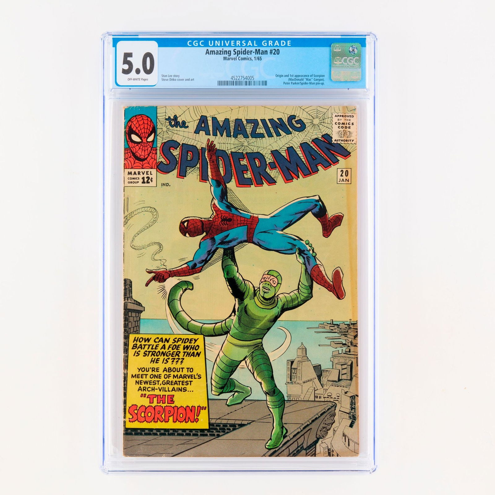 Marvel Comics Amazing Spider-Man #20 CGC 5.0 (1 of 2)