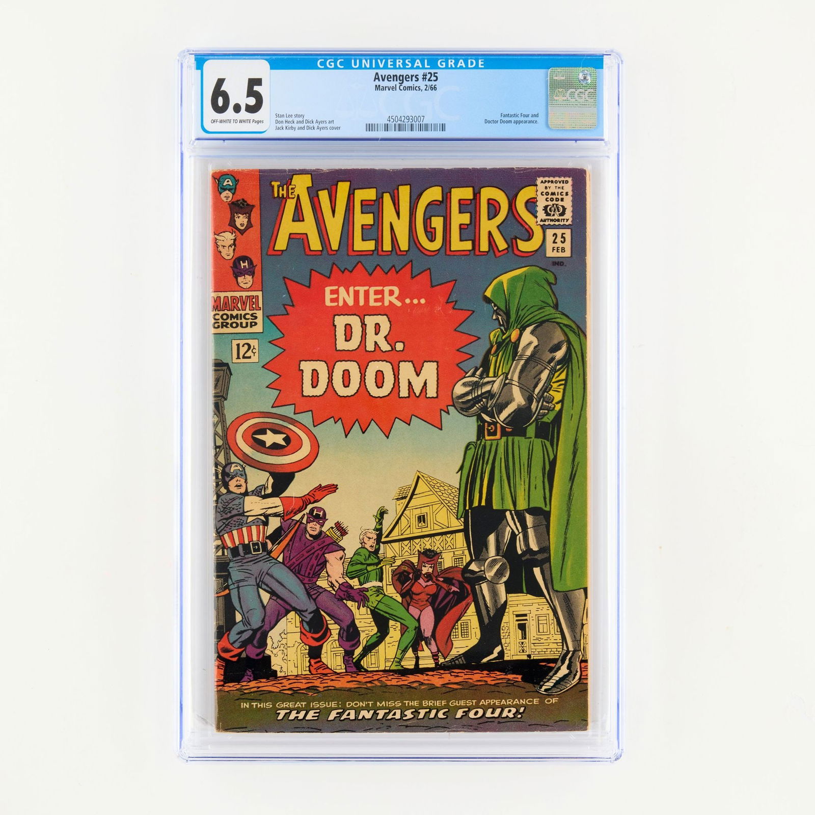 Marvel Comics Avengers #25 CGC 6.5 (1 of 2)