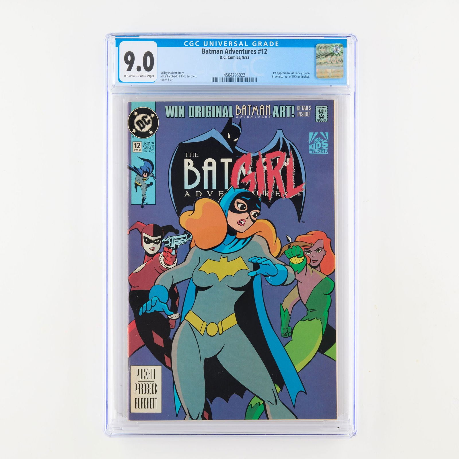 D.C. Comics Batman Adventures #12 CGC 9.0 (1 of 2)