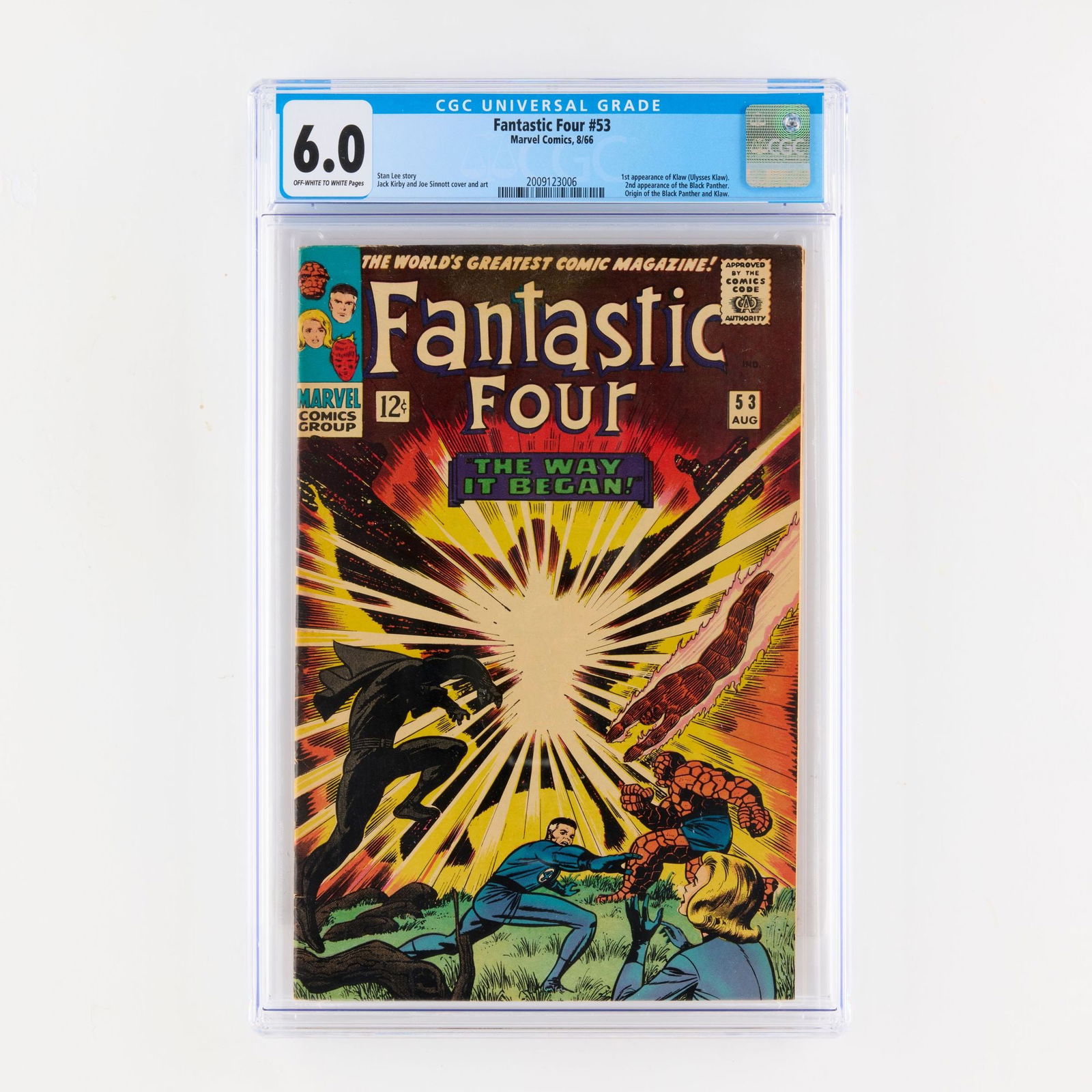 Marvel Comics Fantastic Four #53 CGC 6.0 (1 of 2)