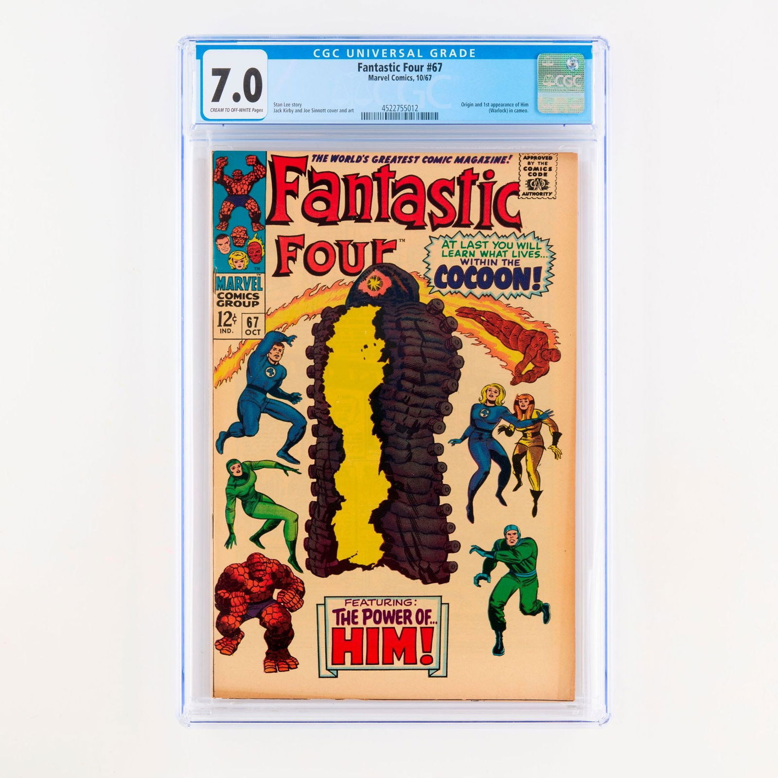 Marvel Comics Fantastic Four #67 CGC 7.0 (1 of 2)