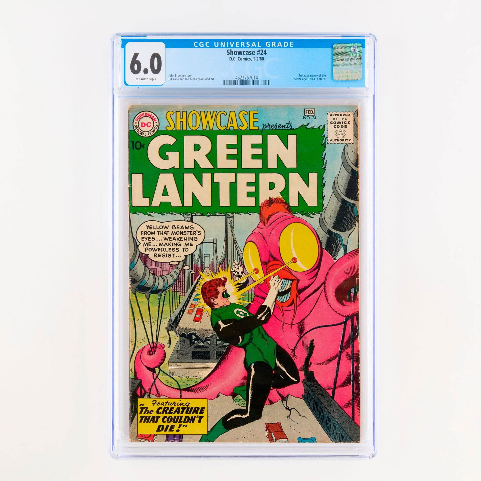 D.C. Comics Showcase #24 CGC 6.0 (1 of 2)