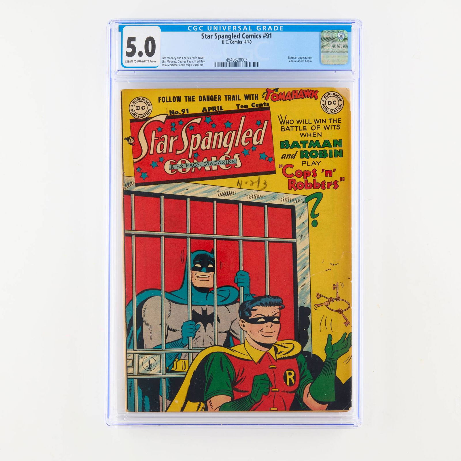 D.C. Comics Star Spangled Comics #91 CGC 5.0 (1 of 2)