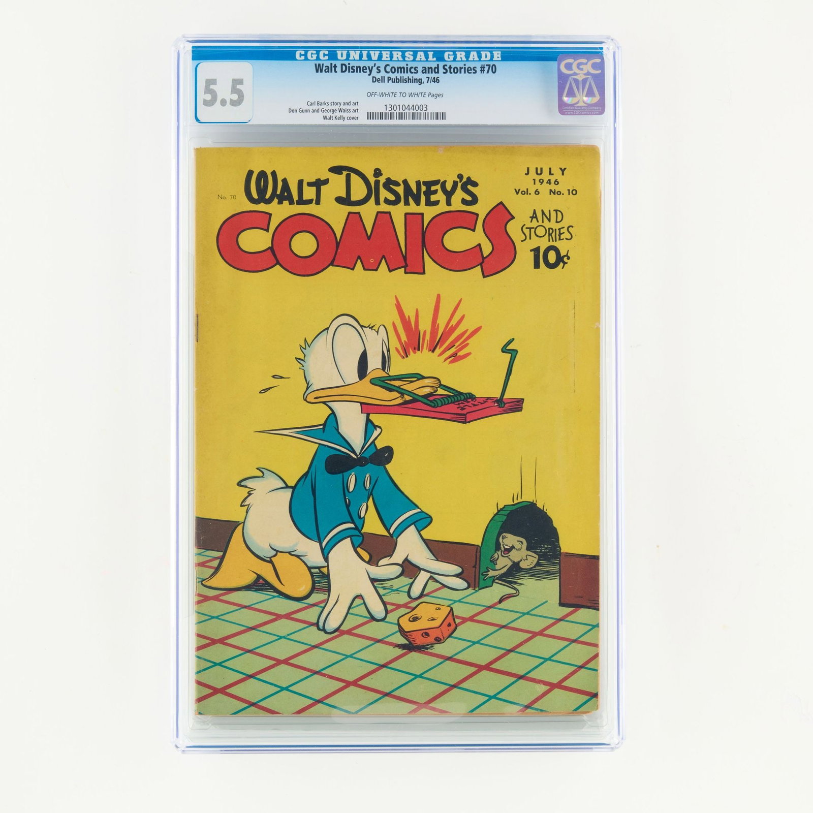 Dell Publishing Walt Disney's Comics and Stories #70 CGC 5.5 (1 of 2)