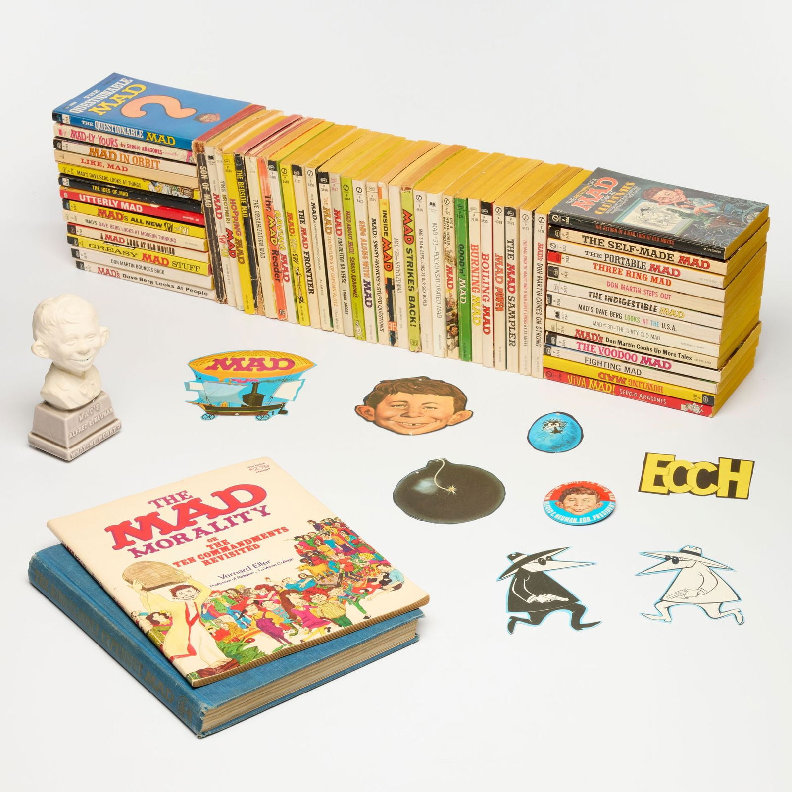 Collection of Mad Magazine Paperbacks and Collectibles (1 of 1)