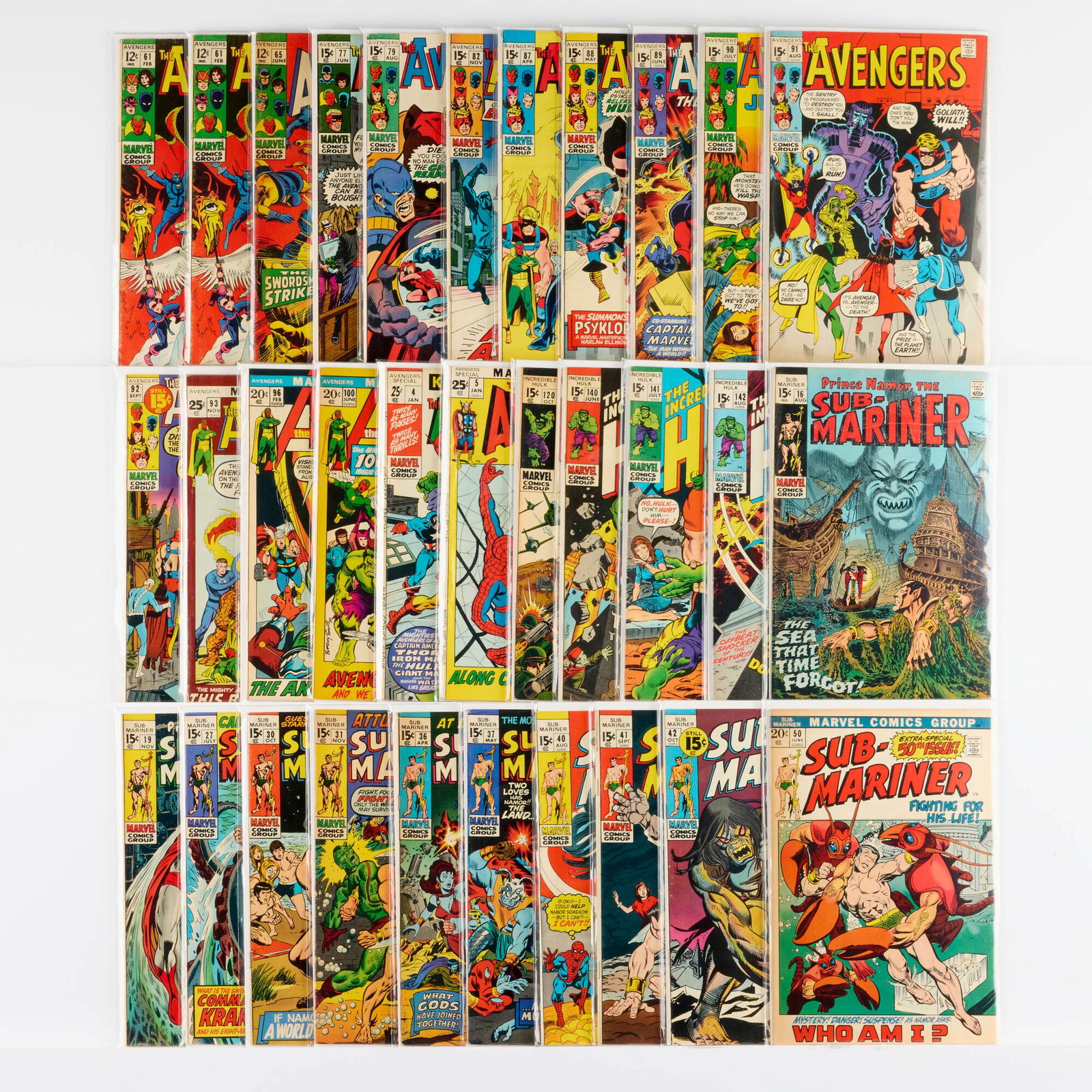 32 Marvel Comics Silver to Bronze Age Group (1 of 1)
