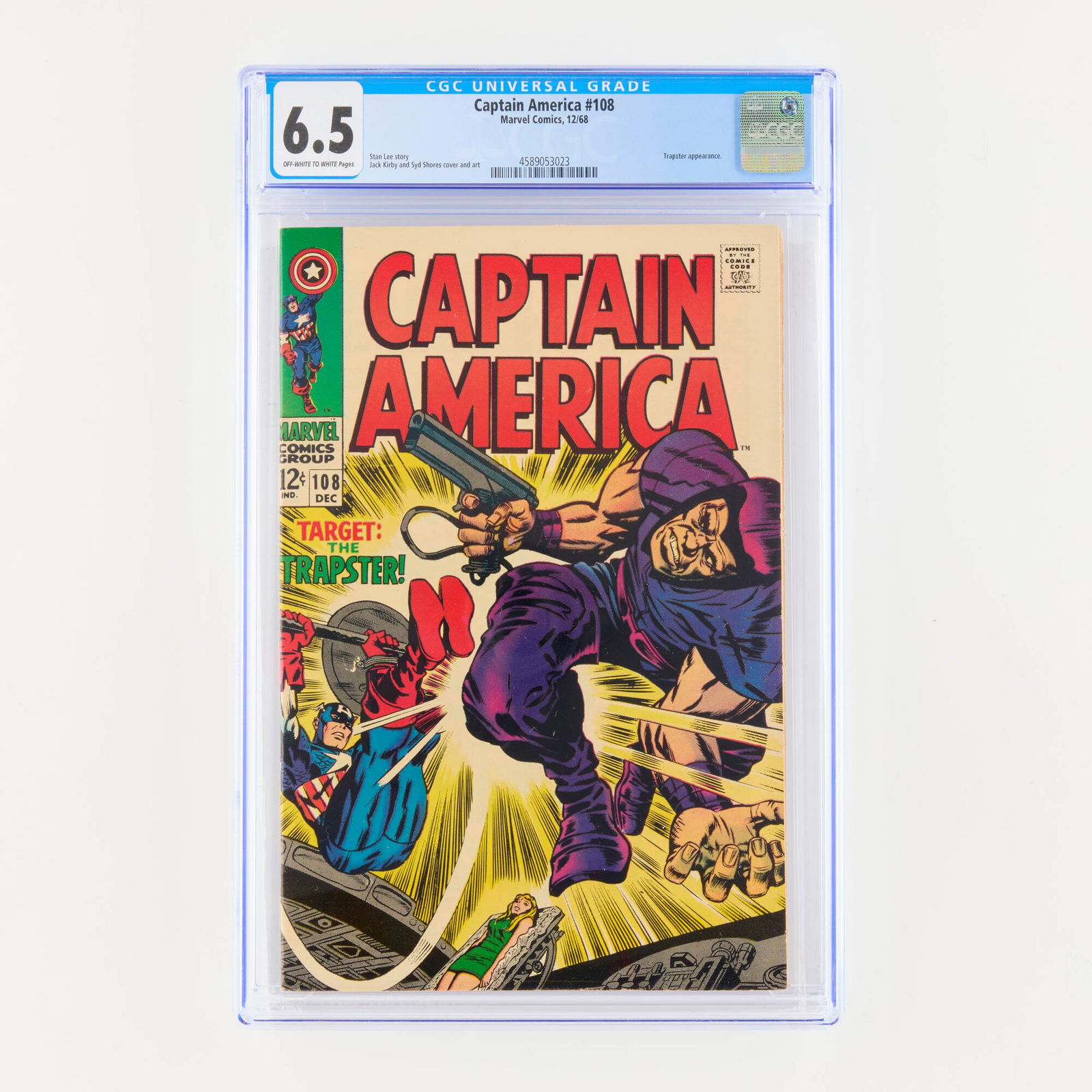Marvel Comics Captain America #108 CGC 6.5 (1 of 2)