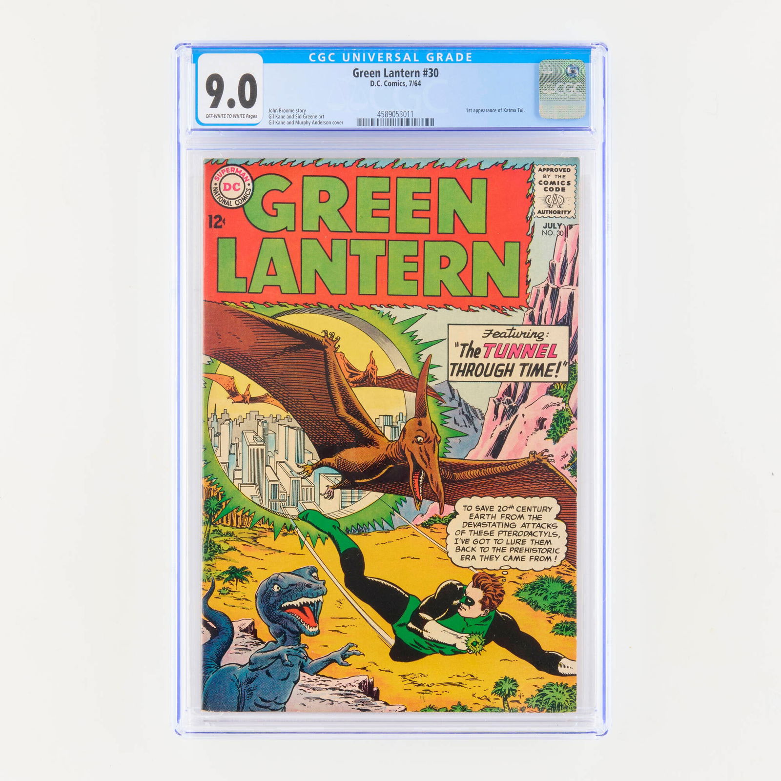 D.C. Comics Green Lantern #30 CGC 9.0 (1 of 2)