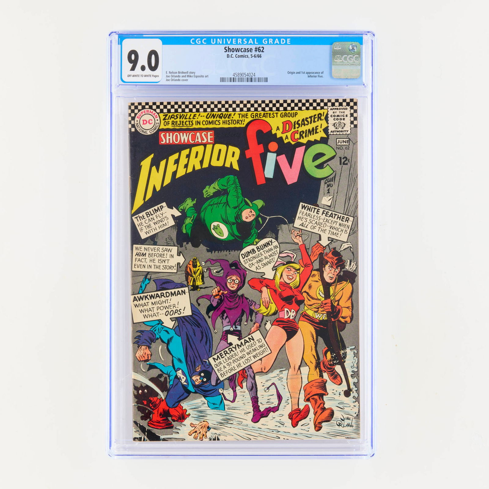 D.C. Comics Showcase #62 CGC 9.0 (1 of 2)