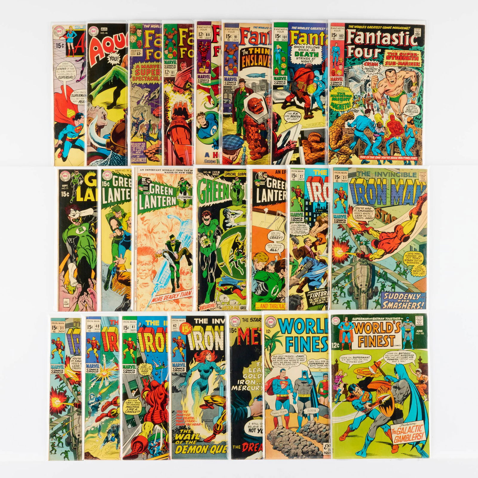 22 D.C. and Marvel Comics Mixed Title Group (1 of 1)