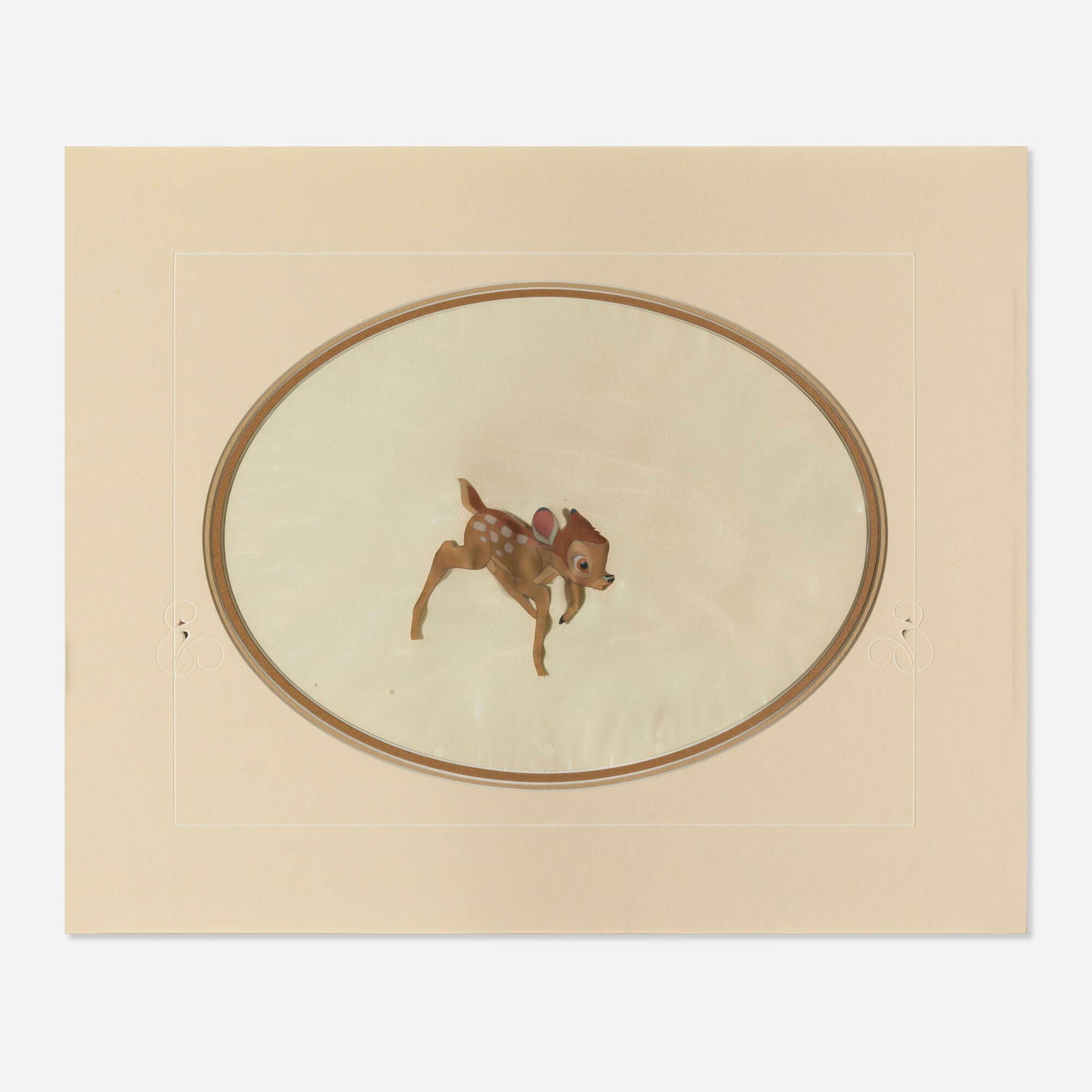 Bambi Original Animation Cel (Walt Disney, 1942) (1 of 4)