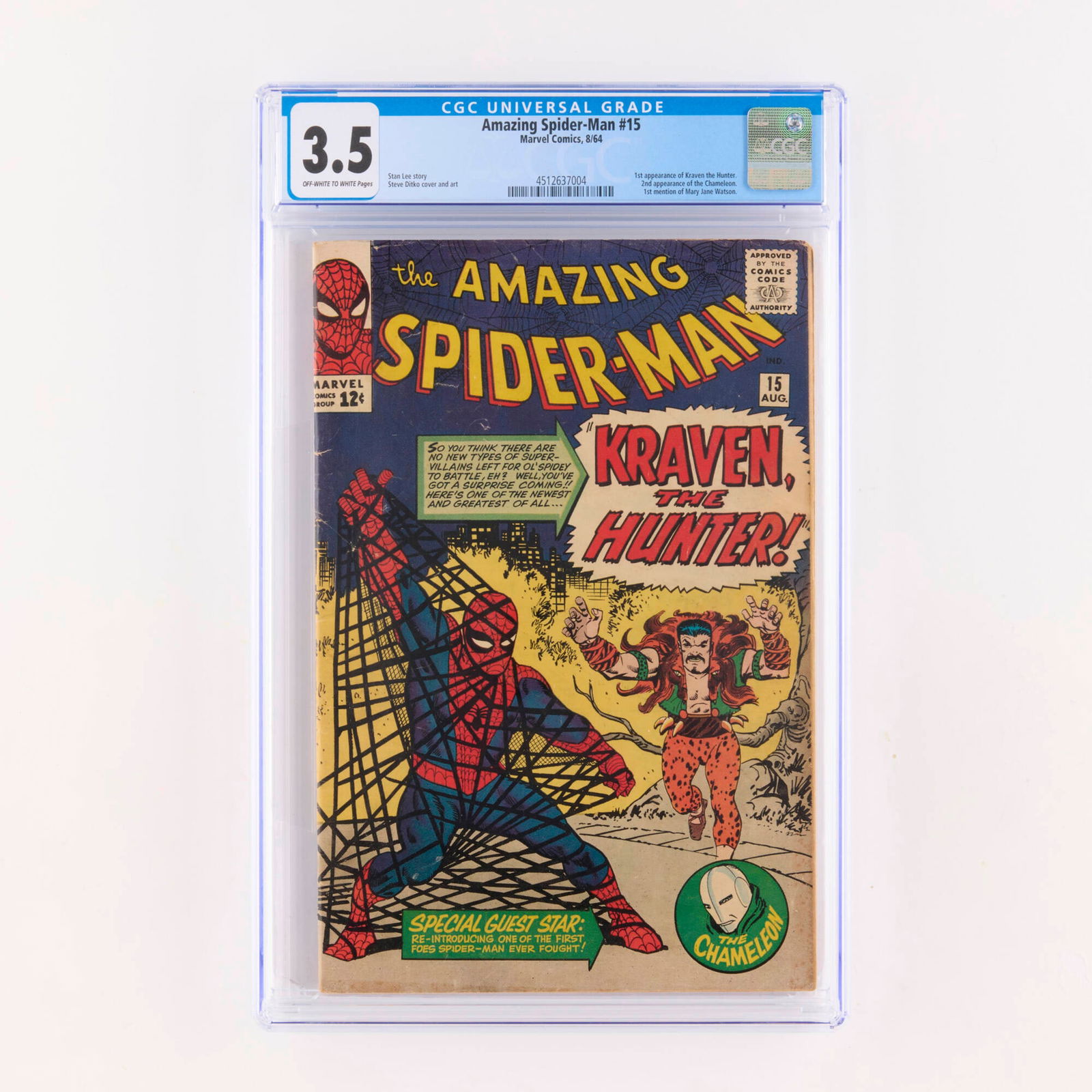 Marvel Comics Amazing Spider-Man #15 CGC 3.5 (1 of 2)