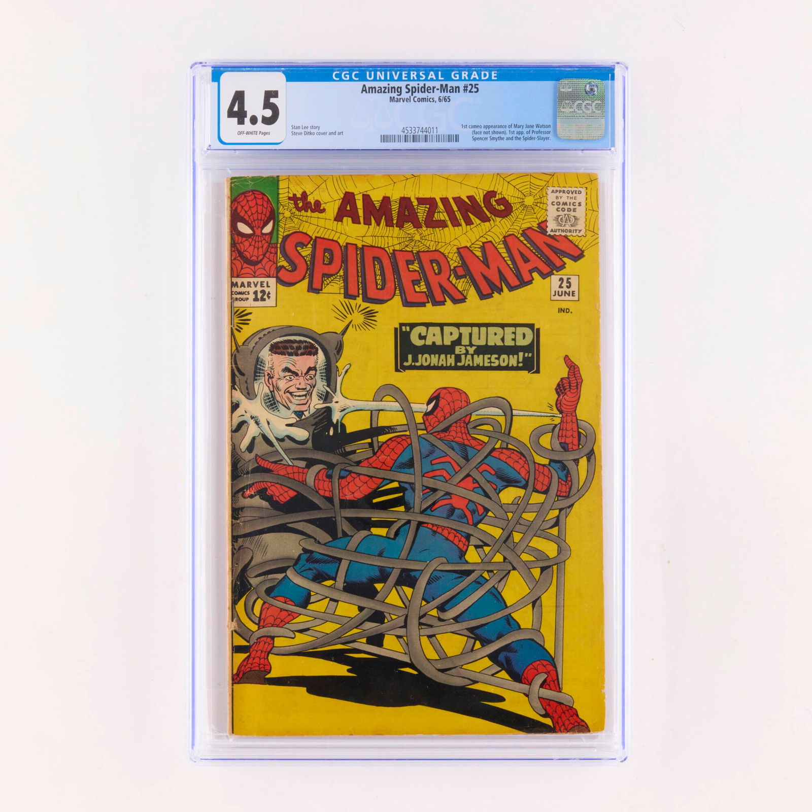 Marvel Comics Amazing Spider-Man #25 CGC 4.5 (1 of 2)