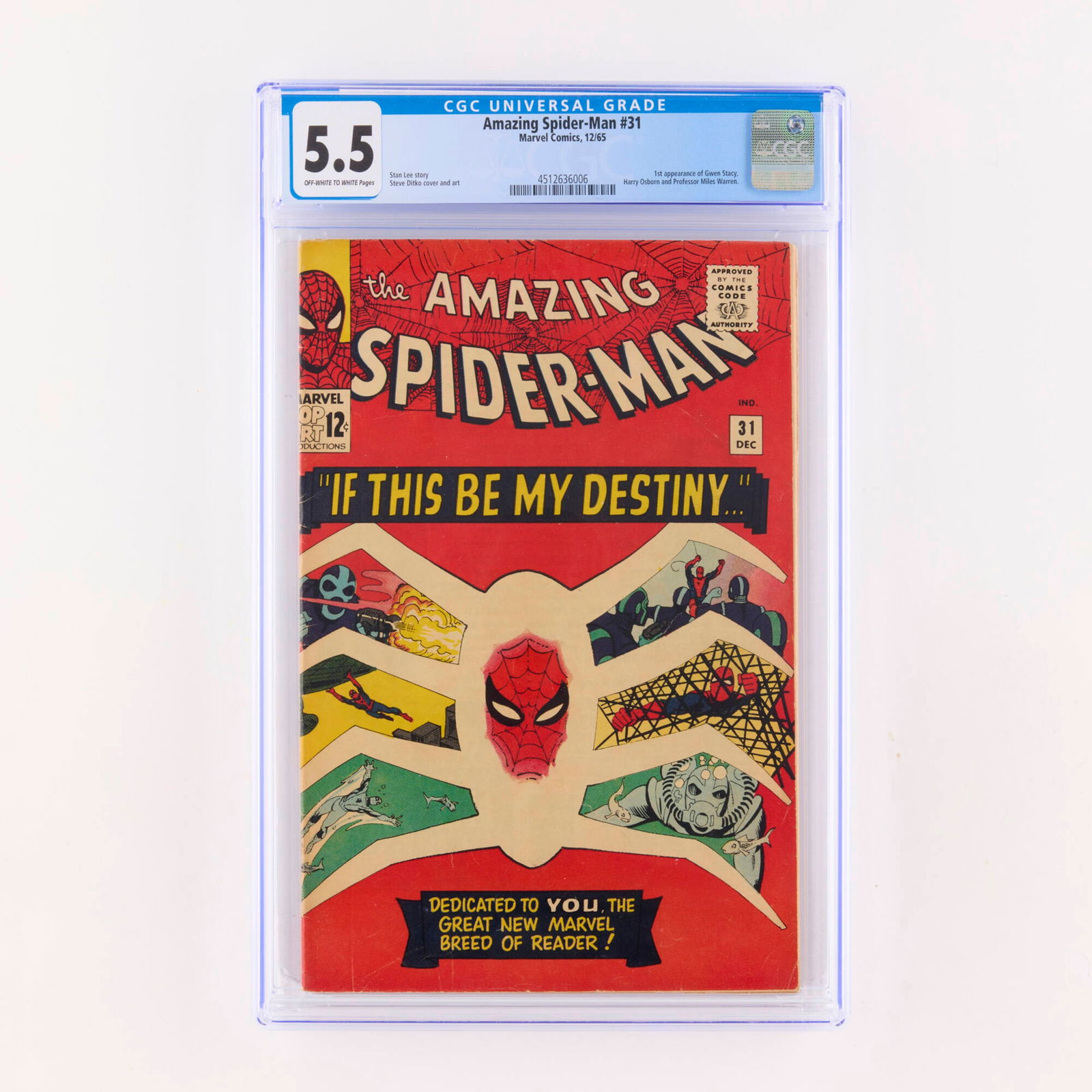 Marvel Comics Amazing Spider-Man #31 CGC 5.5 (1 of 2)