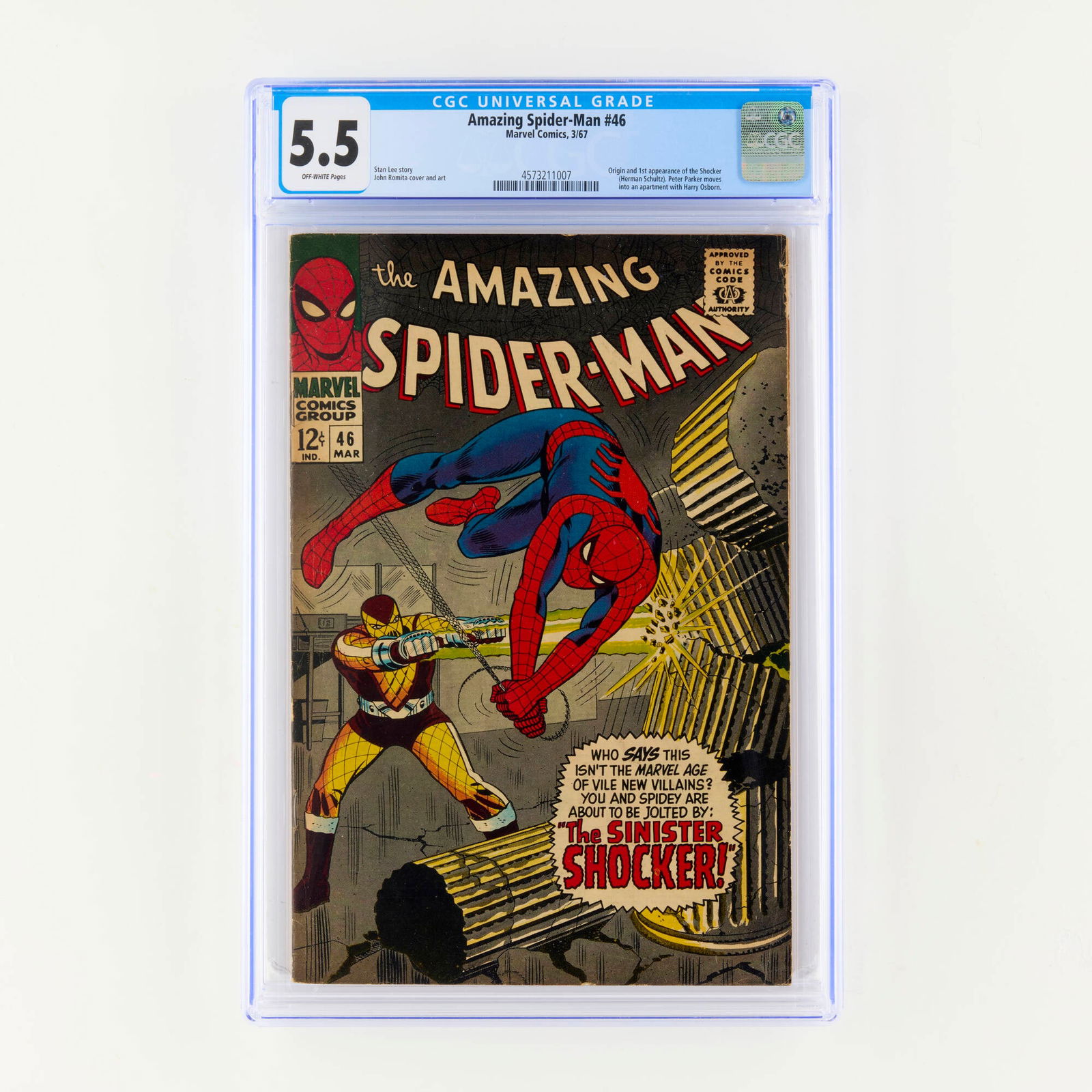 Marvel Comics Amazing Spider-Man #46 CGC 5.5 (1 of 2)
