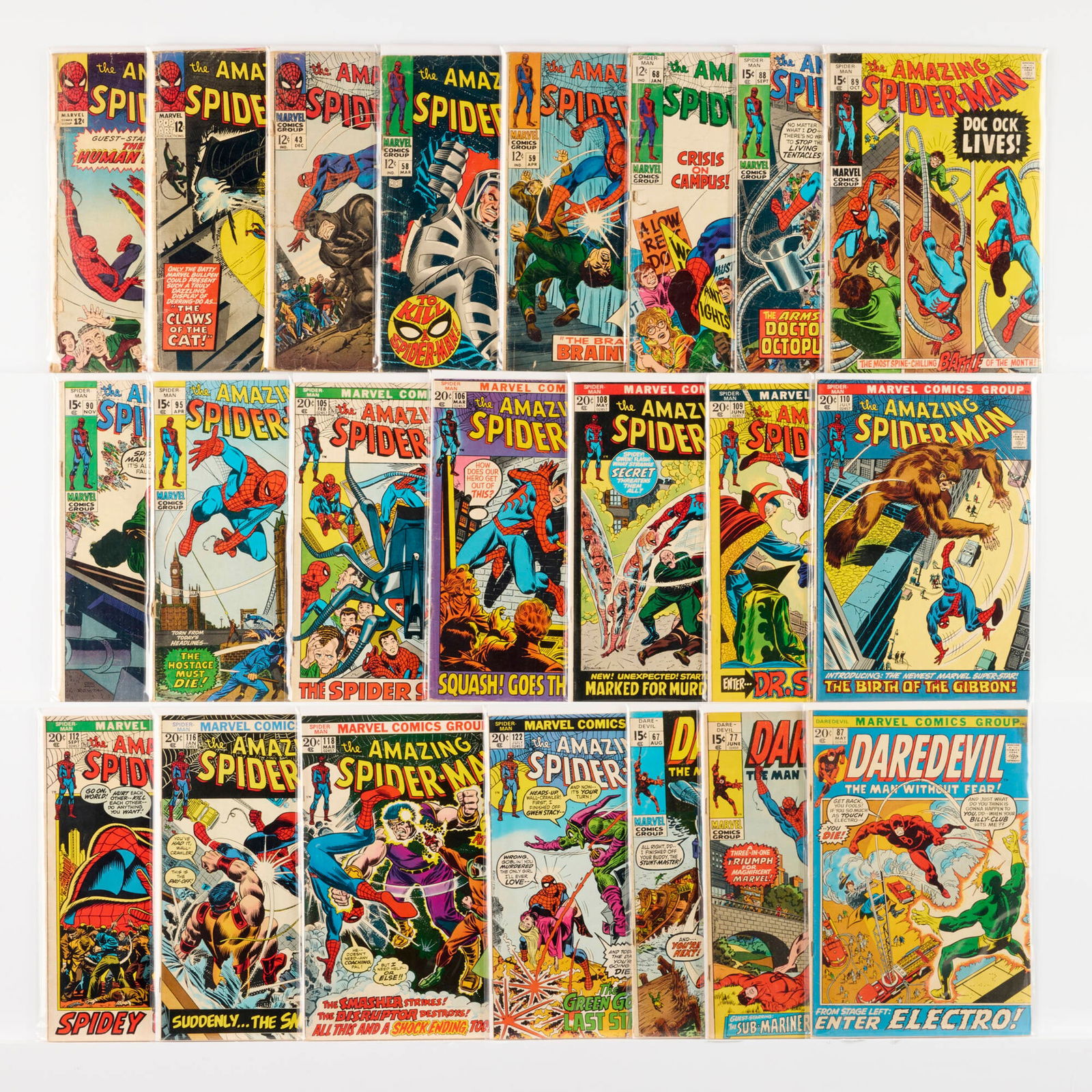 22 Marvel Comics Amazing Spider-Man and Daredevil Group (1 of 1)