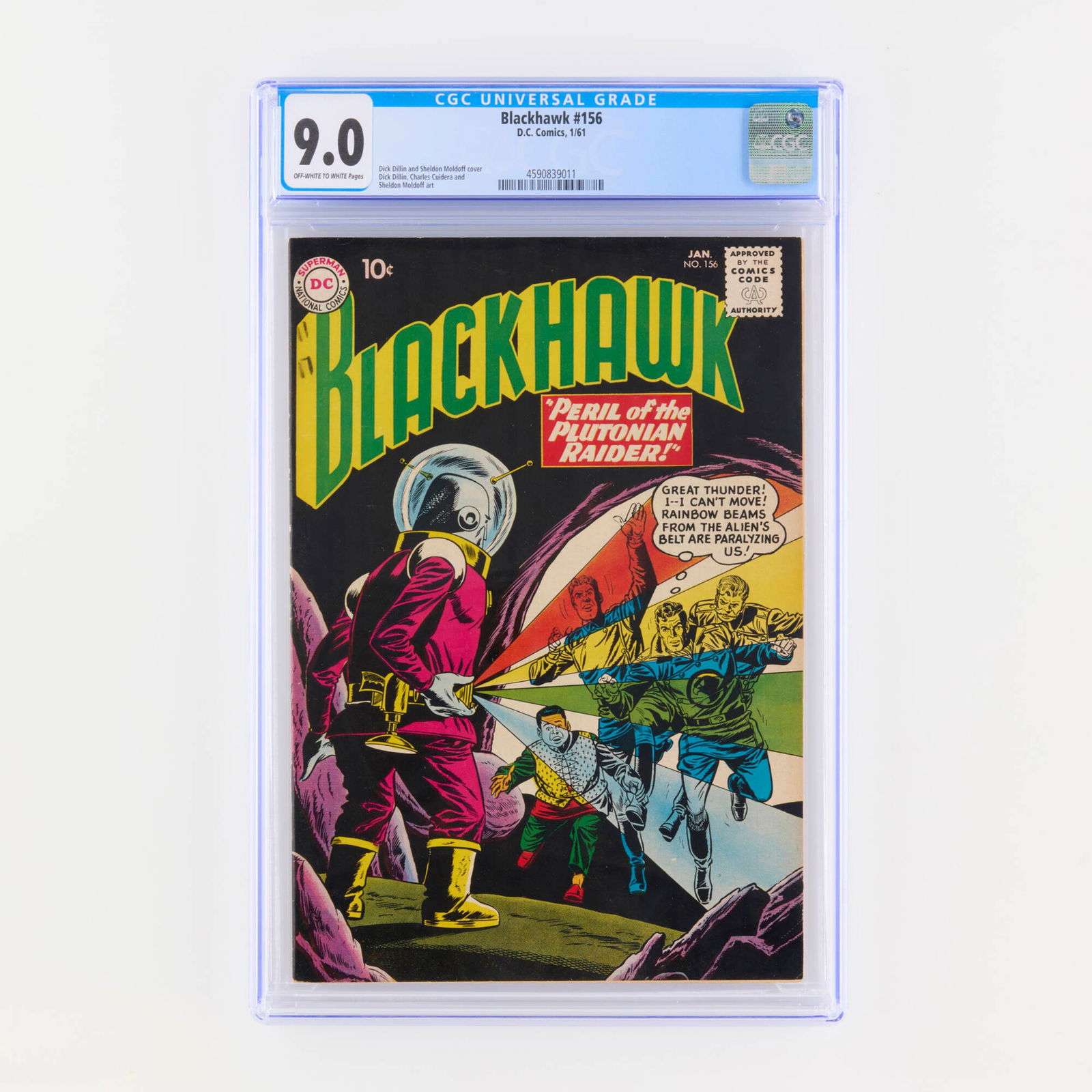 D.C. Comics Blackhawk #156 CGC 9.0 (1 of 2)