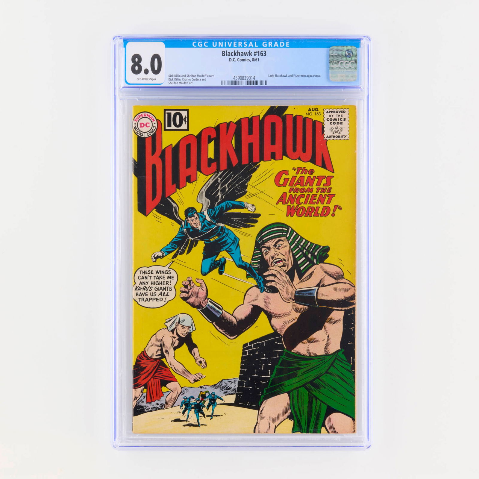 D.C. Comics Blackhawk #163 CGC 8.0 (1 of 2)